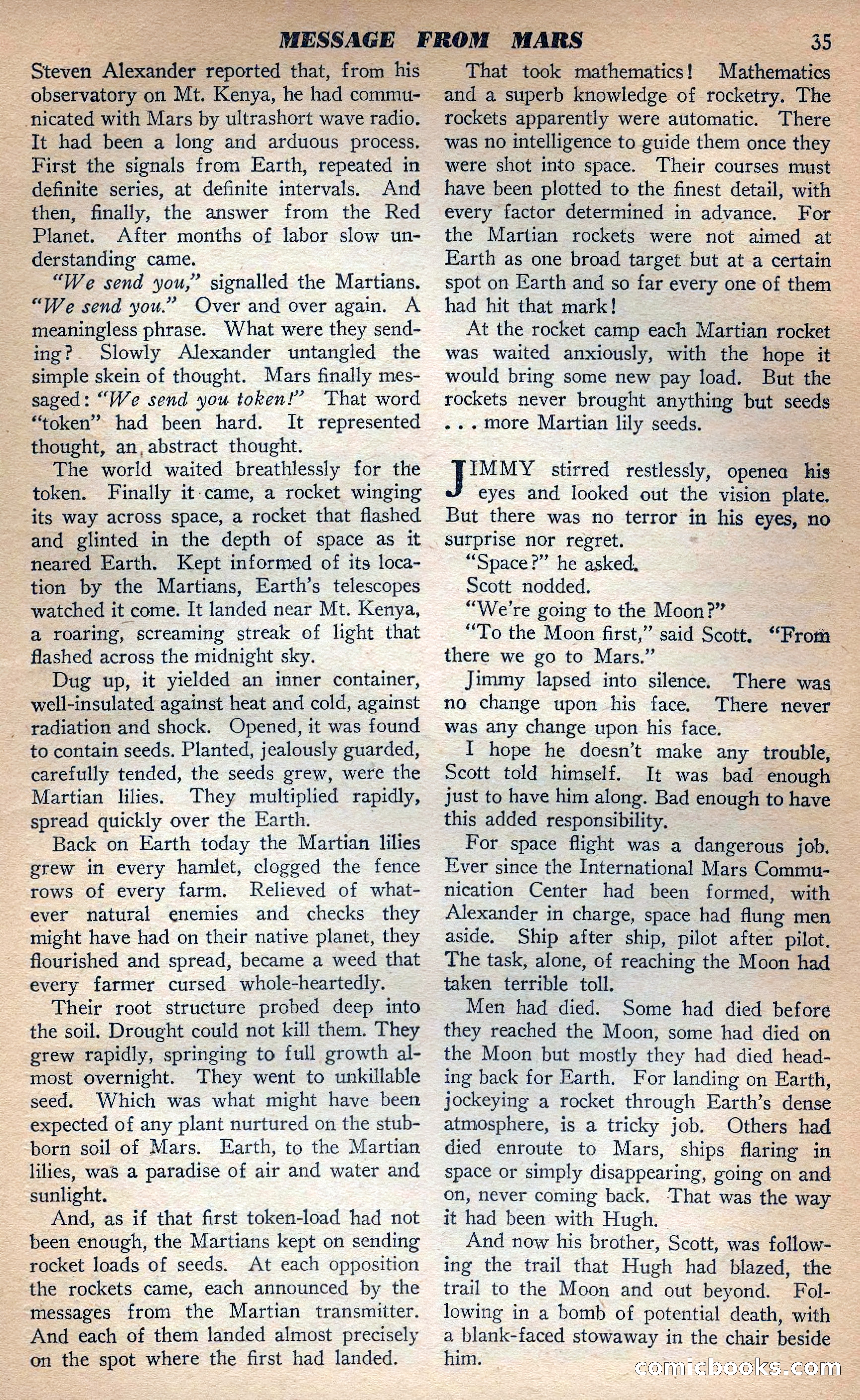 Planet Stories, Fall 1943 — page 38 of 134
