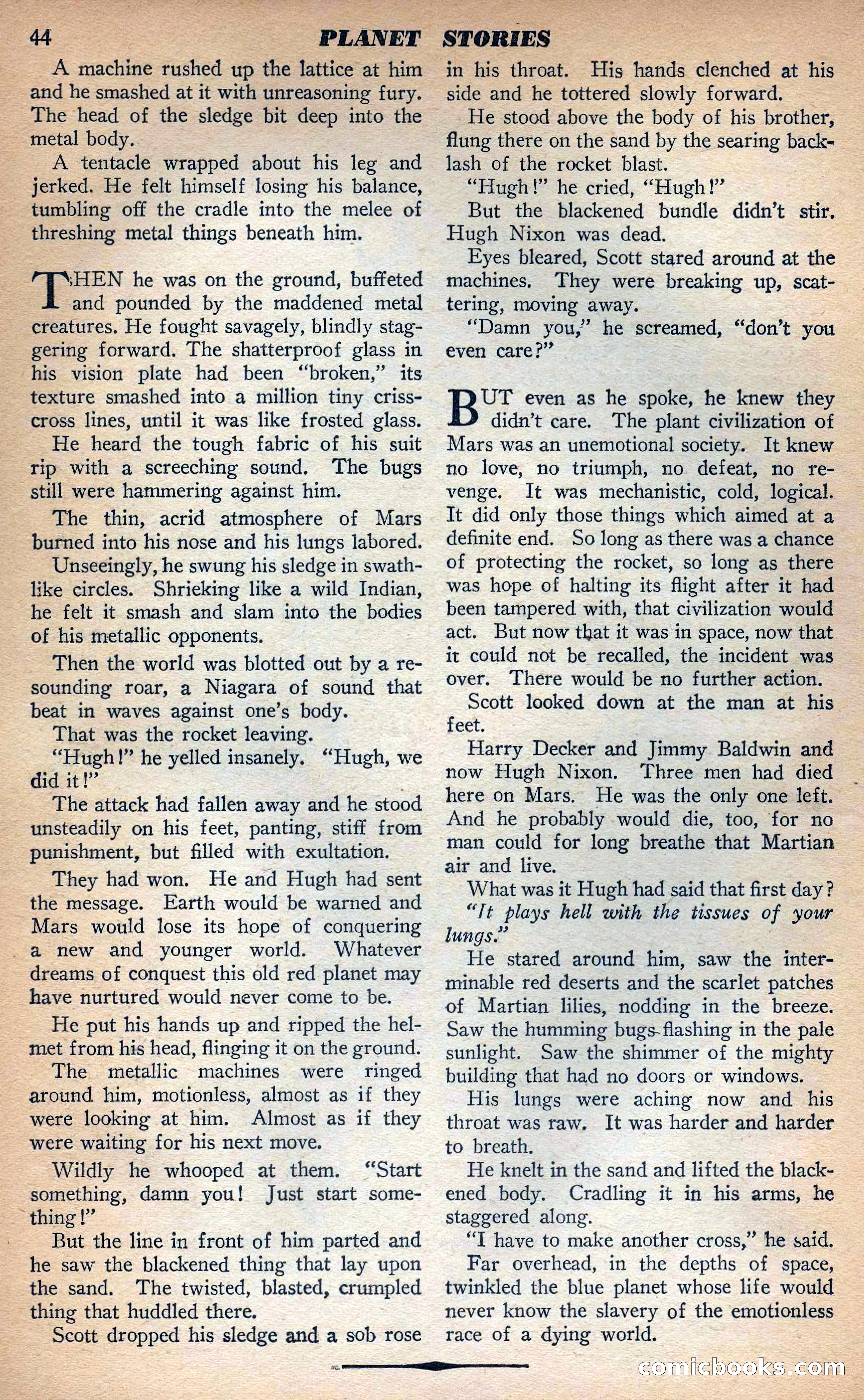Planet Stories, Fall 1943 — page 47 of 134