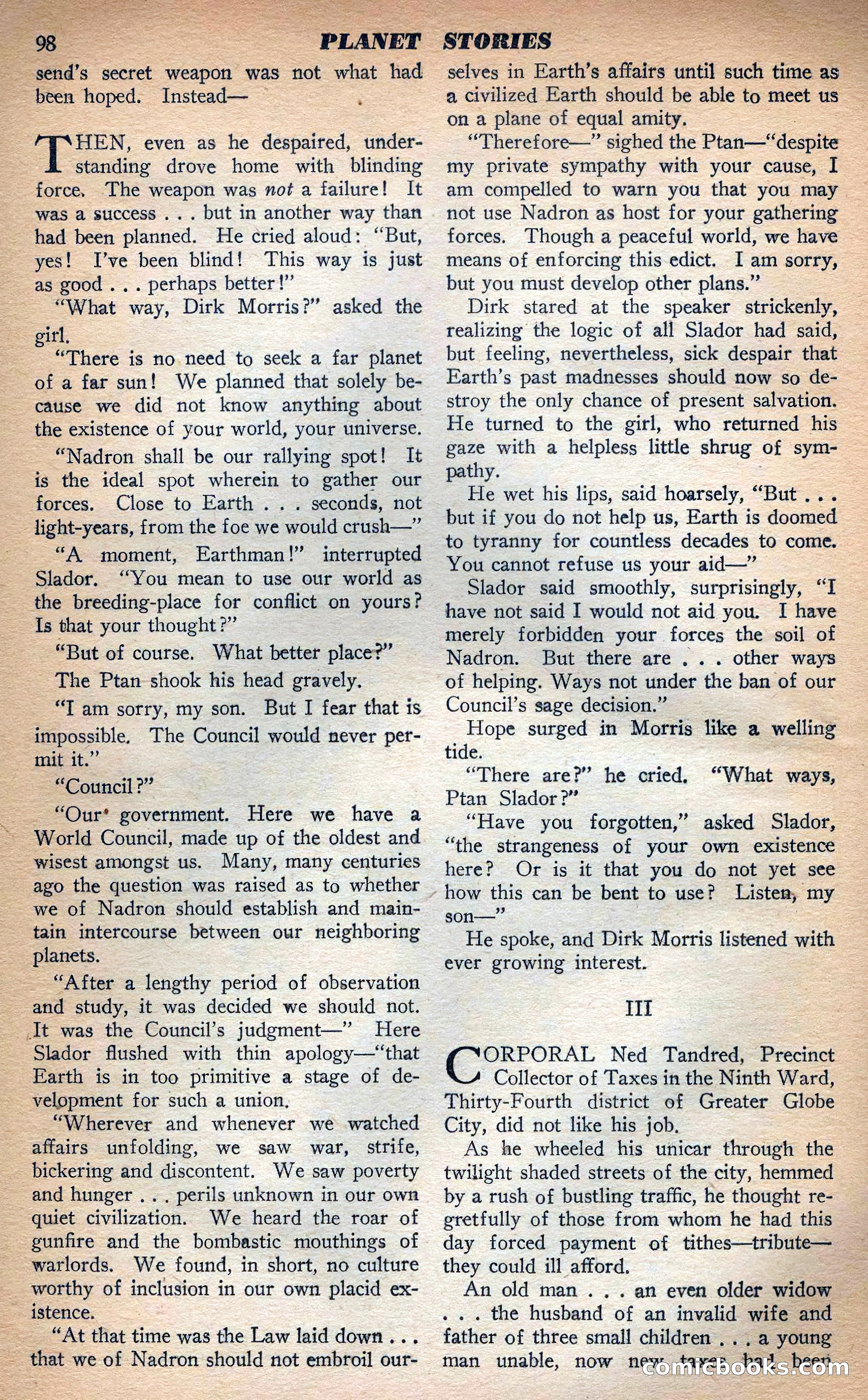 Planet Stories, Fall 1943 — page 101 of 134