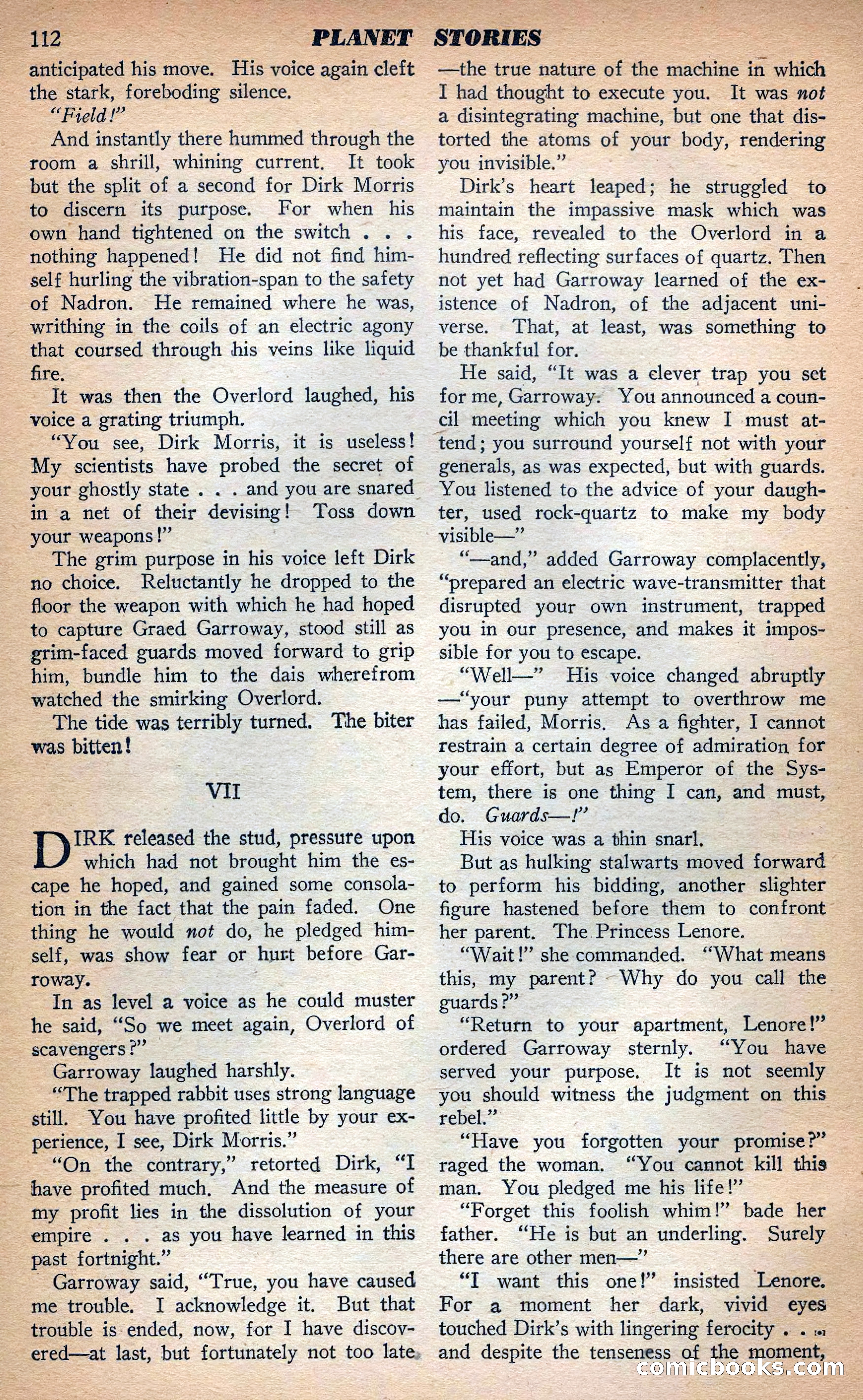 Planet Stories, Fall 1943 — page 115 of 134