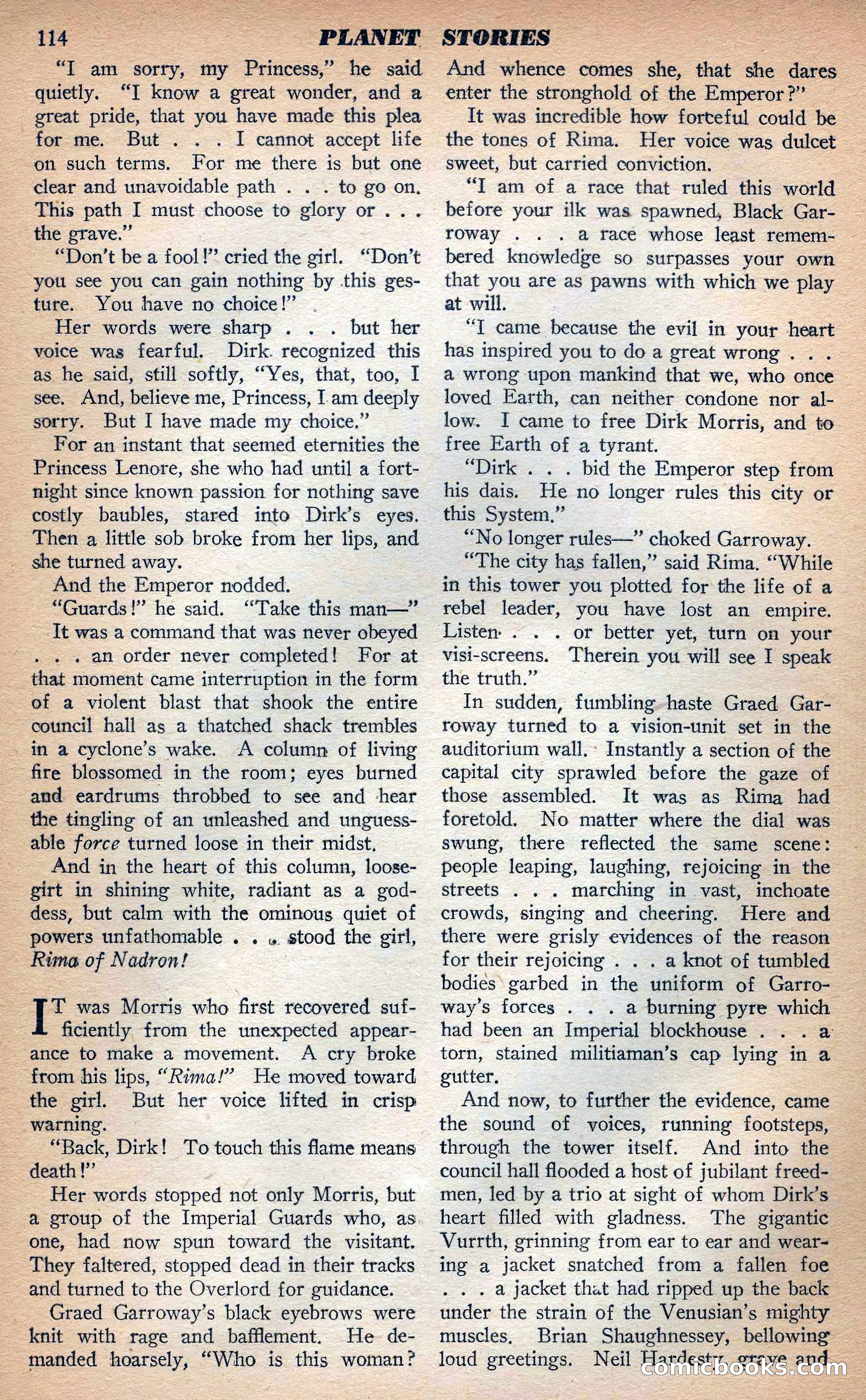 Planet Stories, Fall 1943 — page 117 of 134