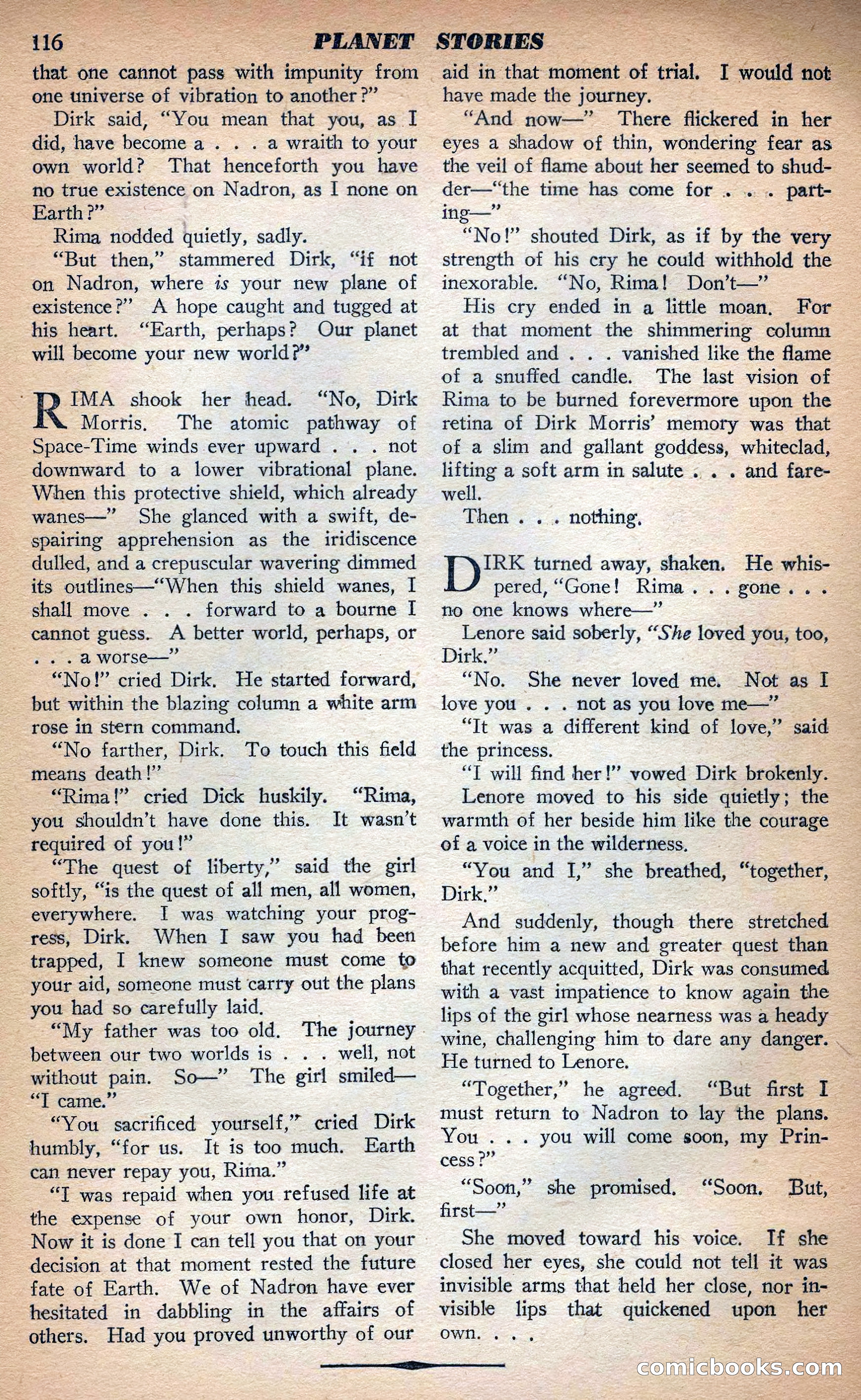 Planet Stories, Fall 1943 — page 119 of 134