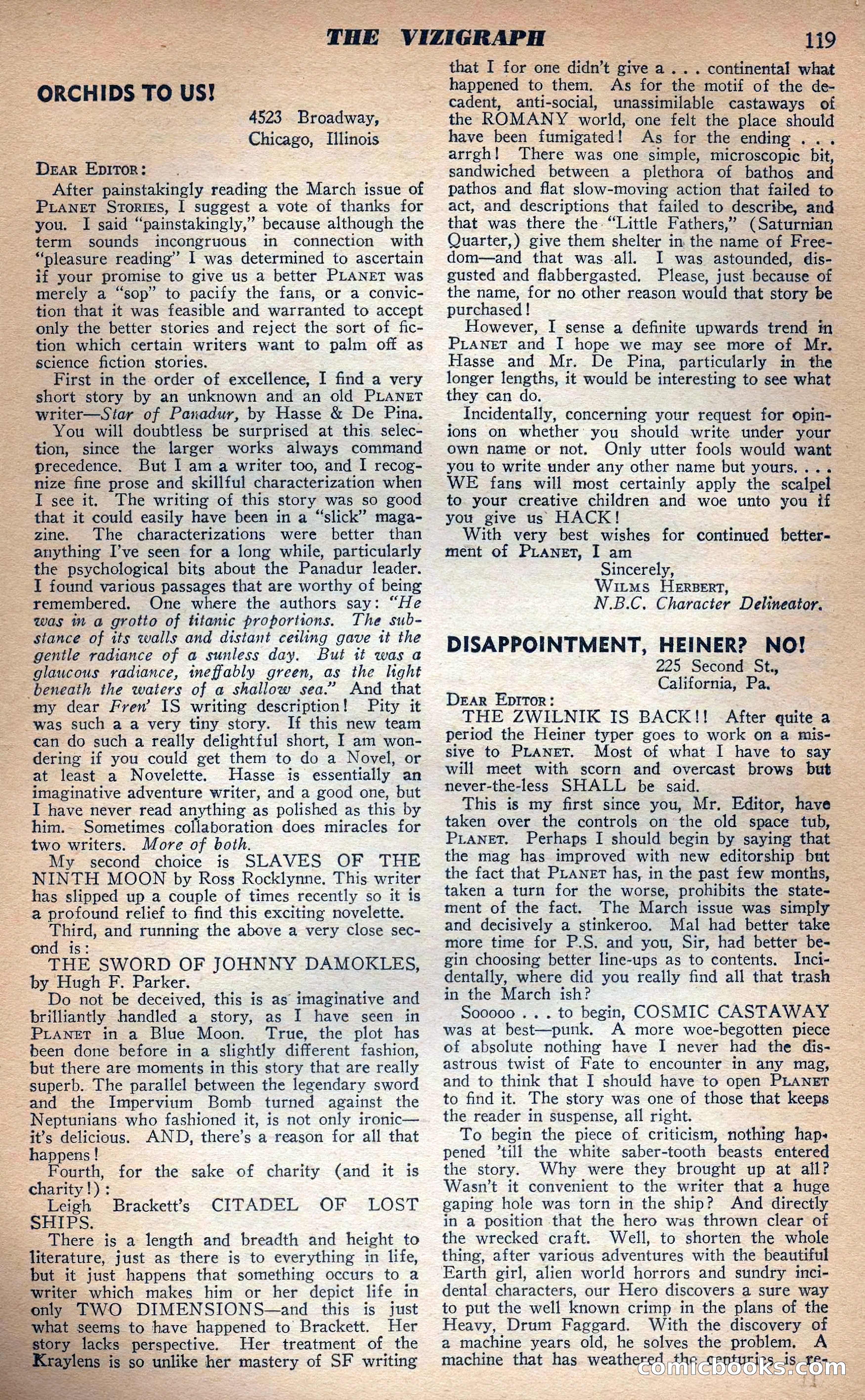 Planet Stories, Fall 1943 — page 122 of 134