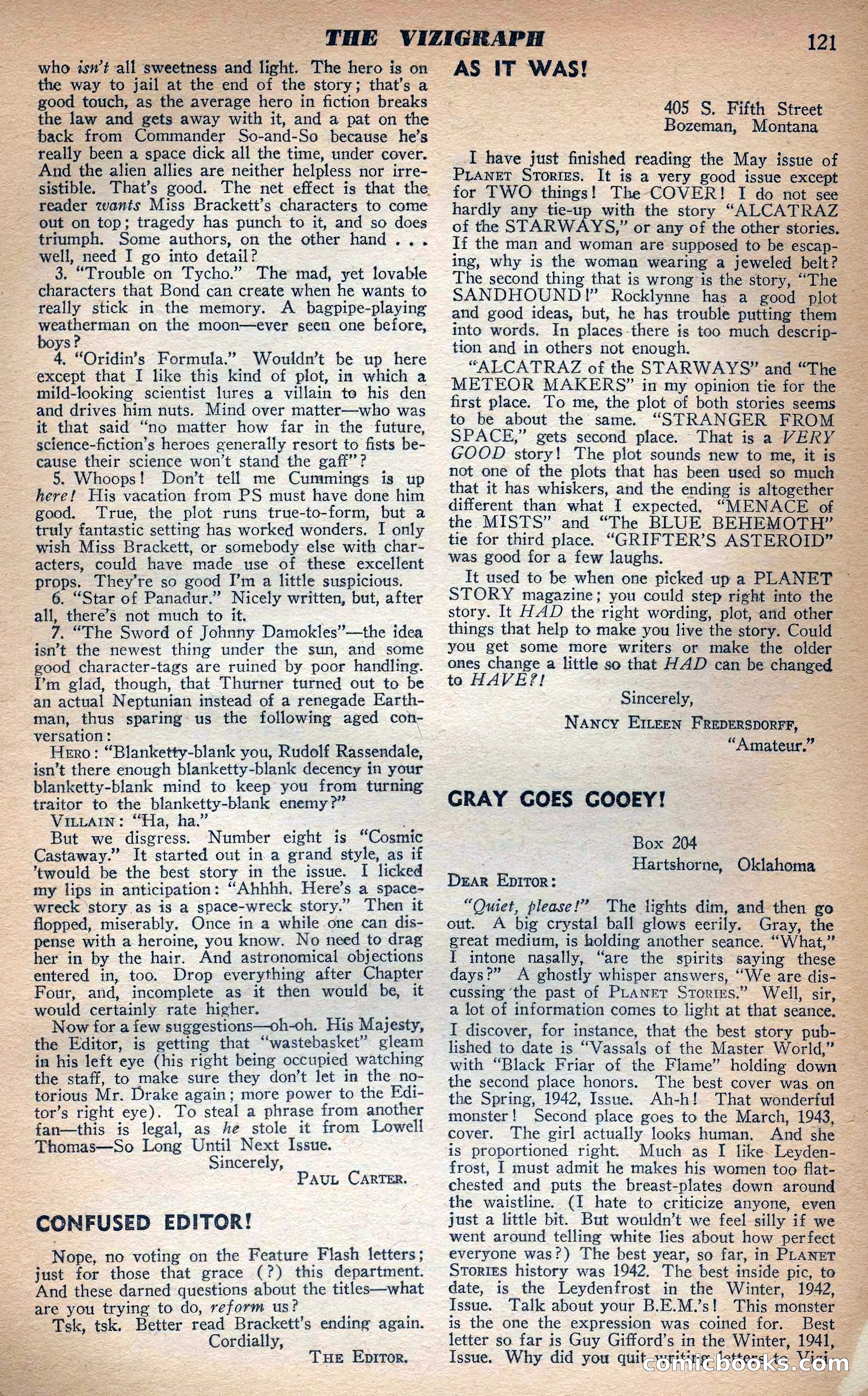 Planet Stories, Fall 1943 — page 124 of 134