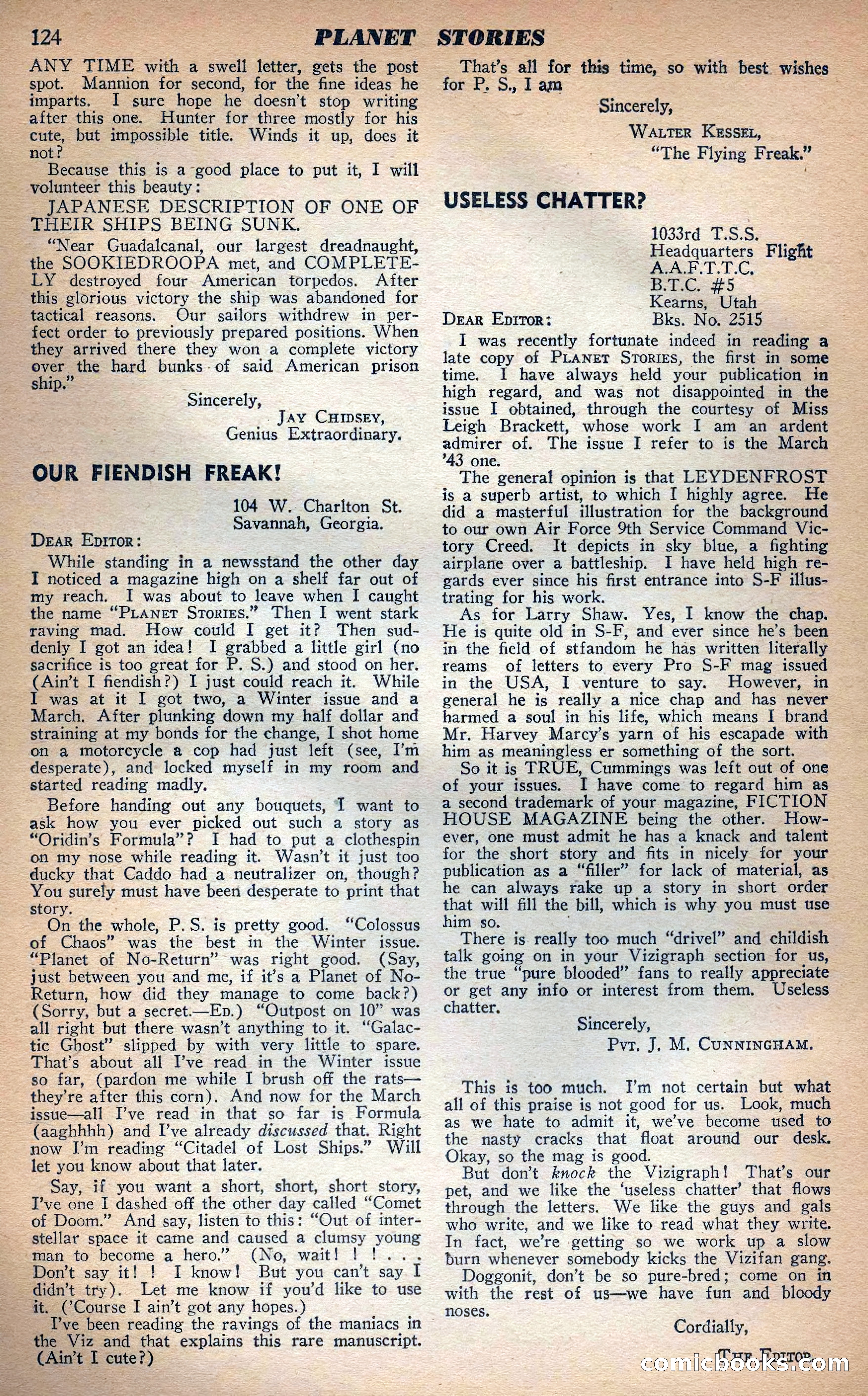 Planet Stories, Fall 1943 — page 127 of 134