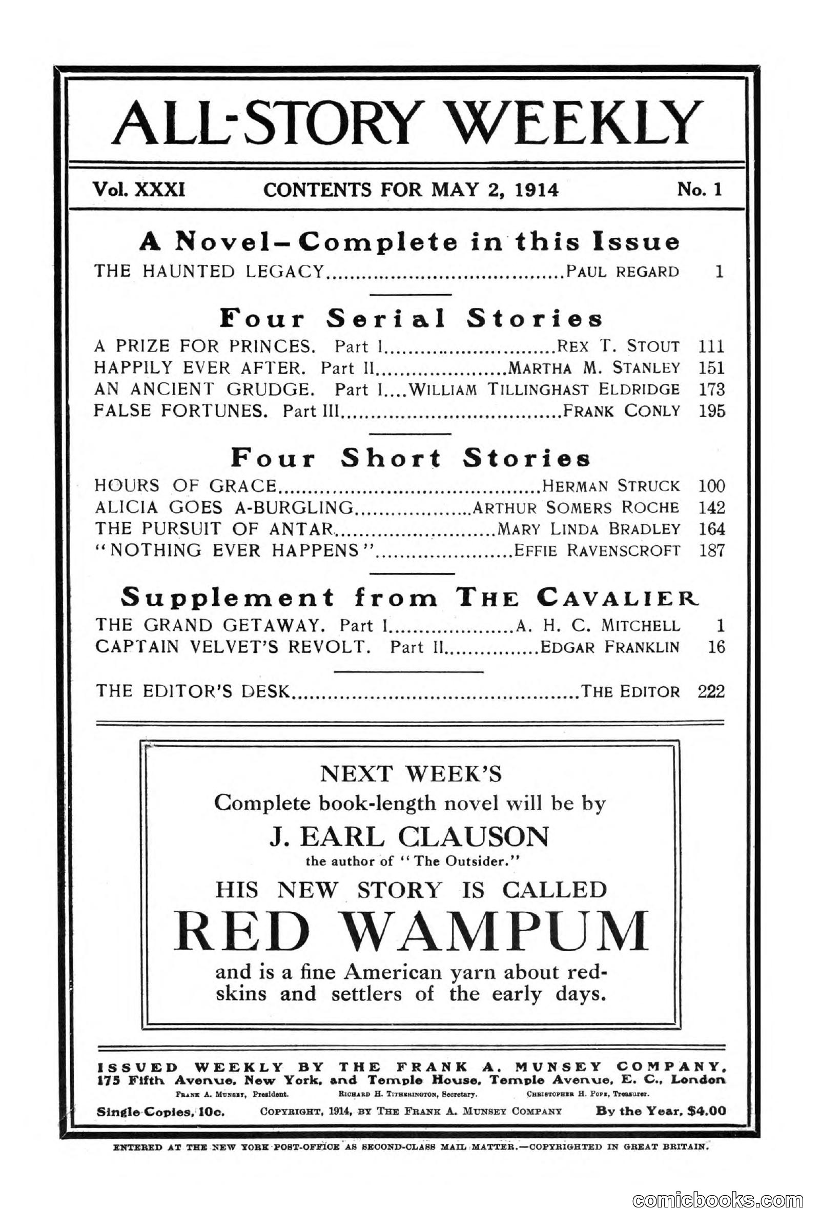 All Story Magazine, May 2, 1914 — page 5 of 274