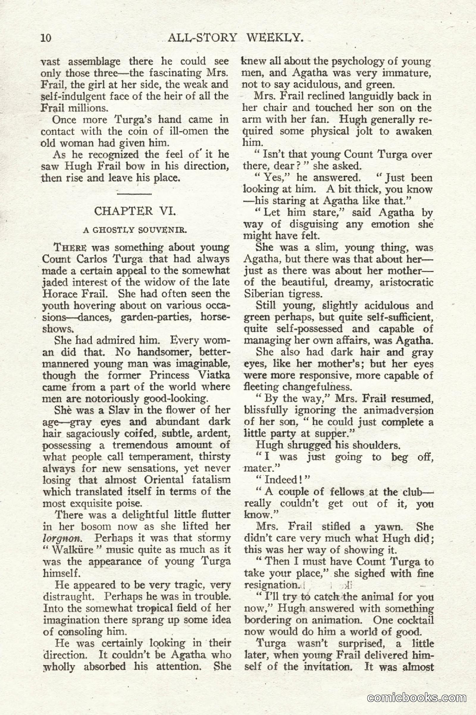 All Story Magazine, May 2, 1914 — page 20 of 274