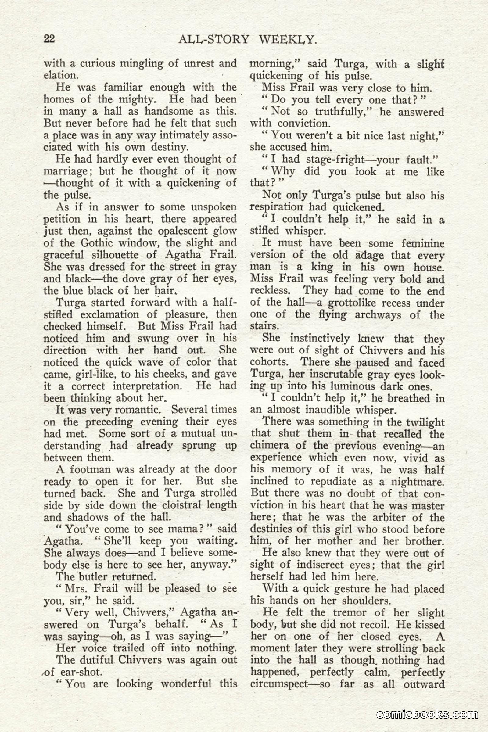 All Story Magazine, May 2, 1914 — page 32 of 274