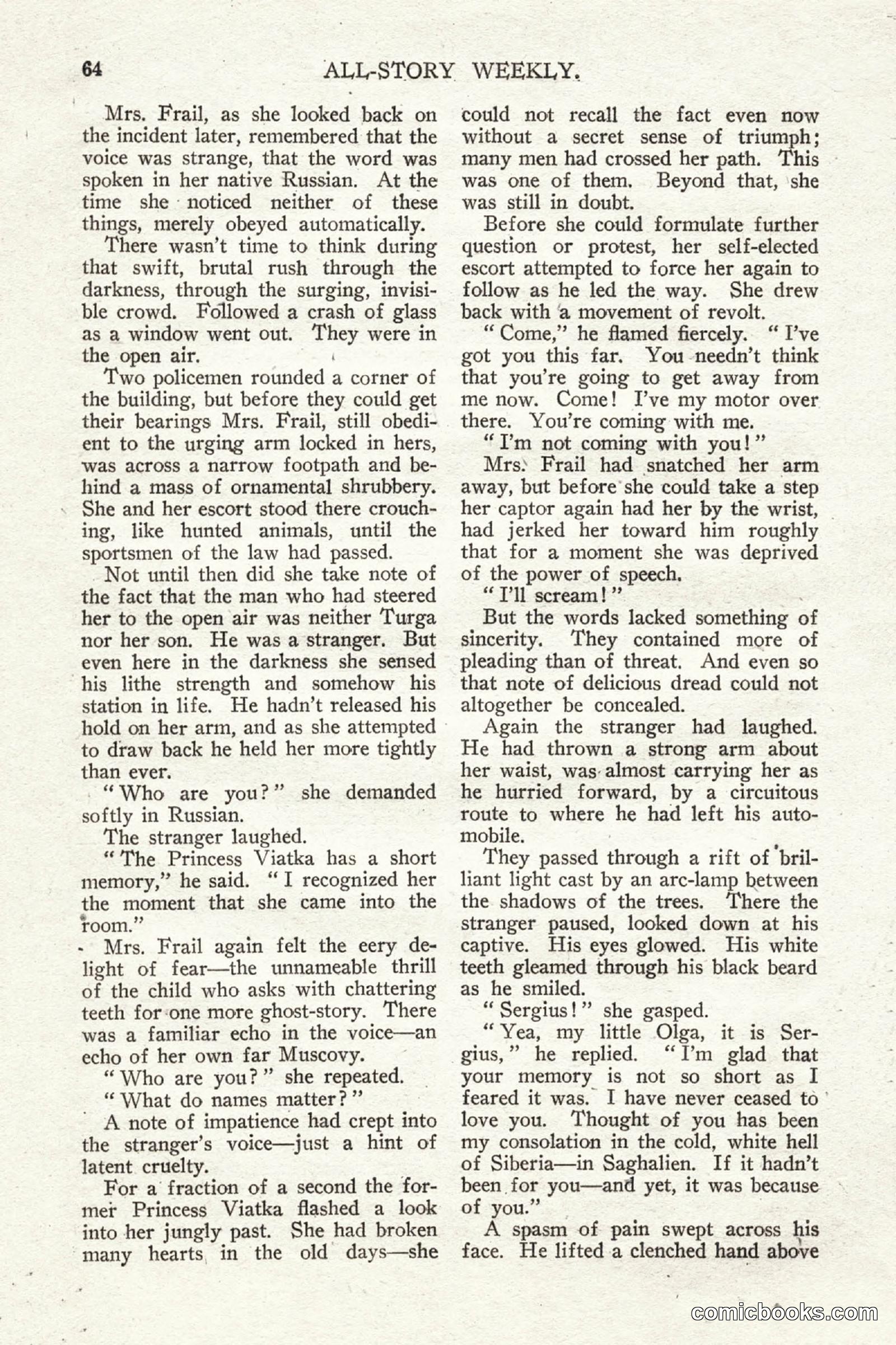 All Story Magazine, May 2, 1914 — page 74 of 274