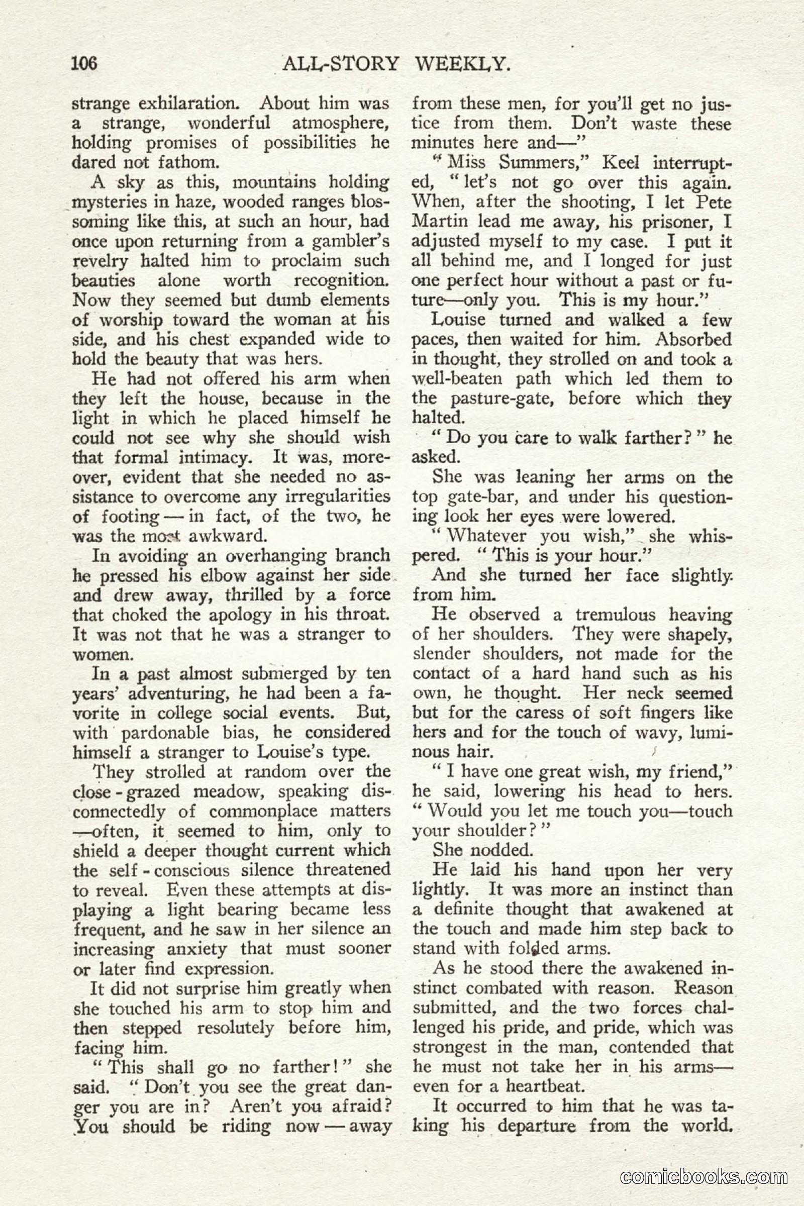 All Story Magazine, May 2, 1914 — page 116 of 274