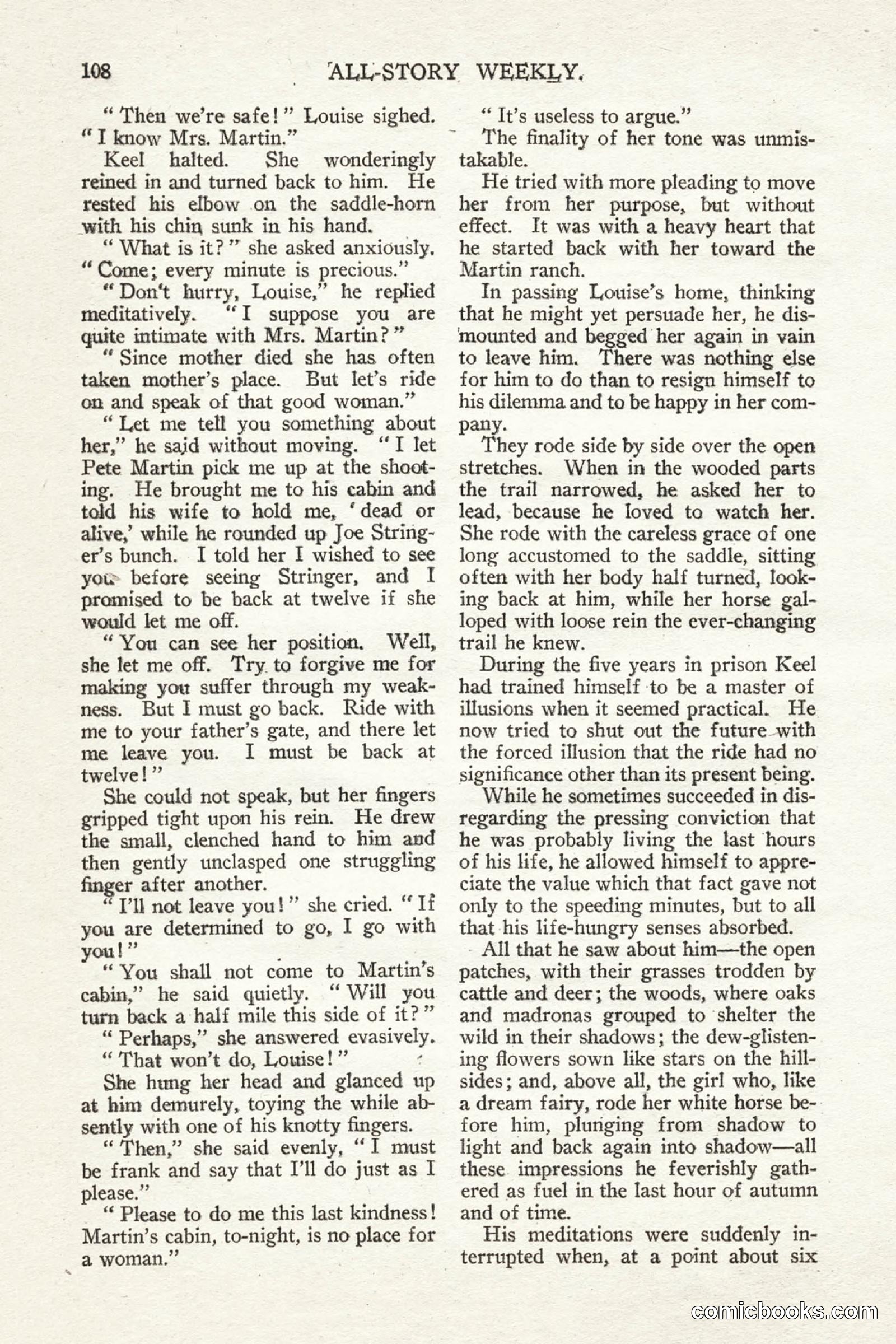 All Story Magazine, May 2, 1914 — page 118 of 274