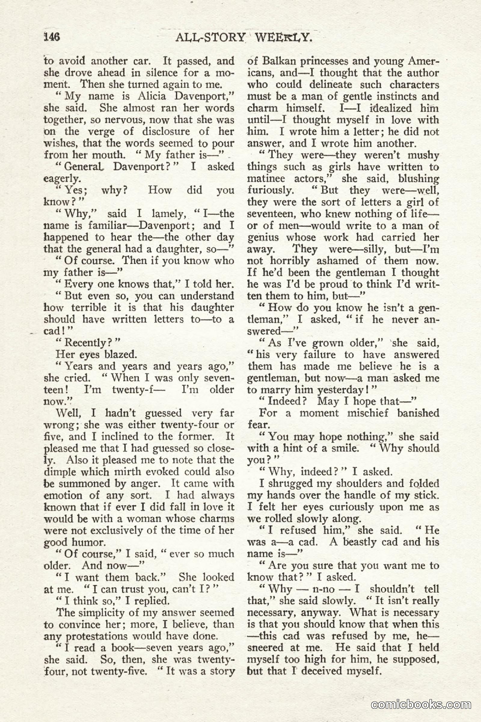 All Story Magazine, May 2, 1914 — page 156 of 274