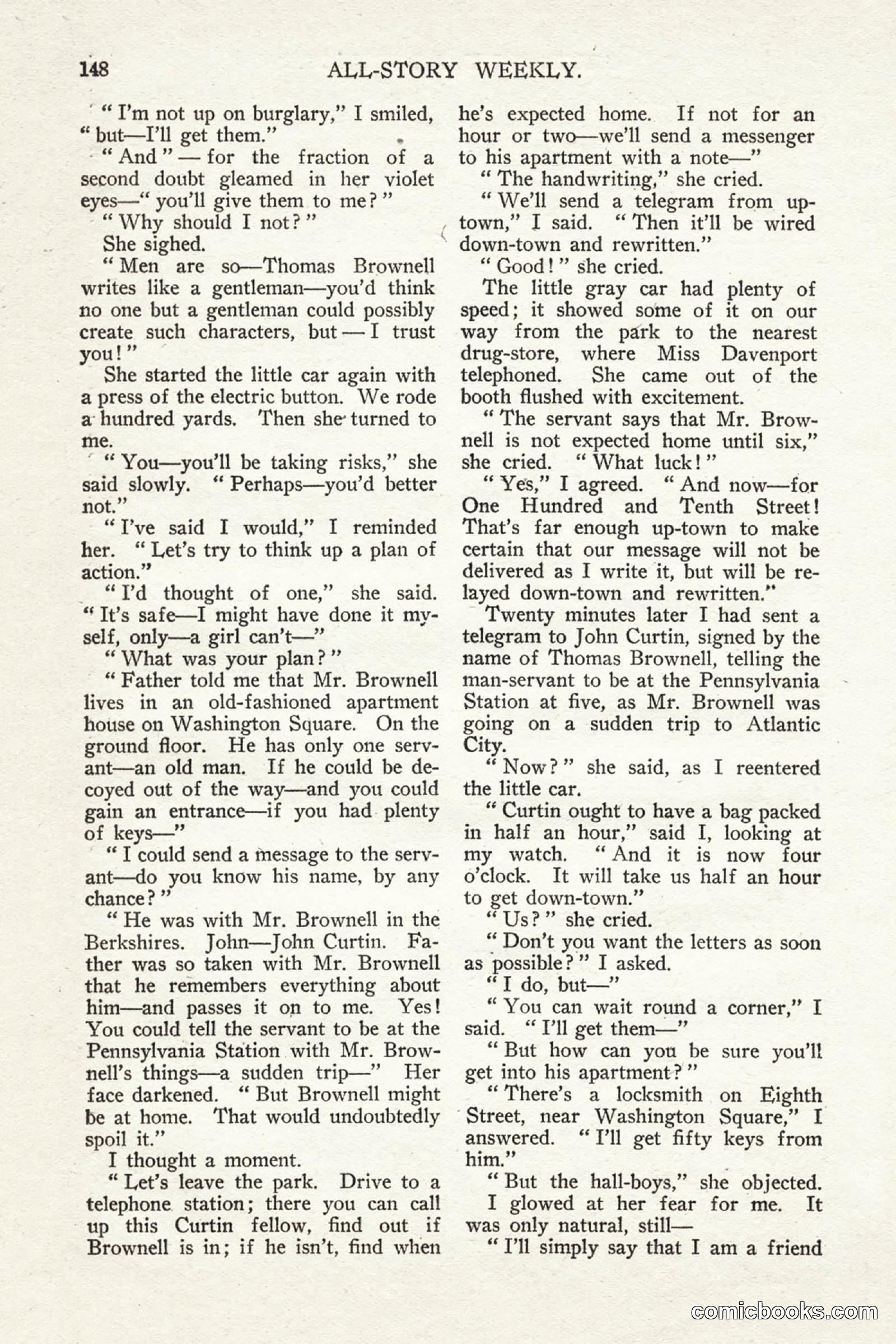All Story Magazine, May 2, 1914 — page 158 of 274