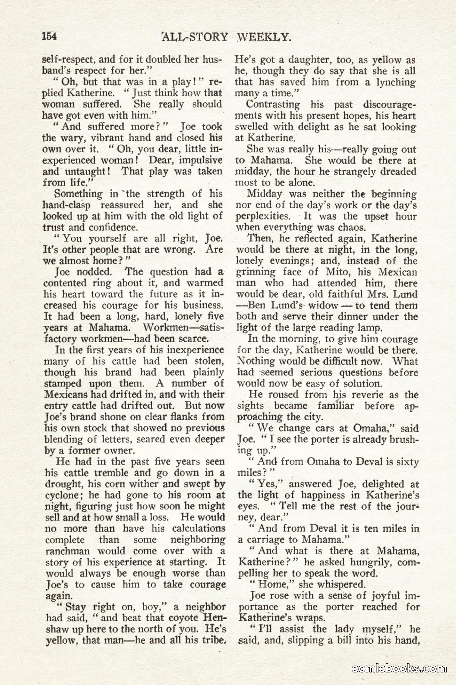 All Story Magazine, May 2, 1914 — page 164 of 274