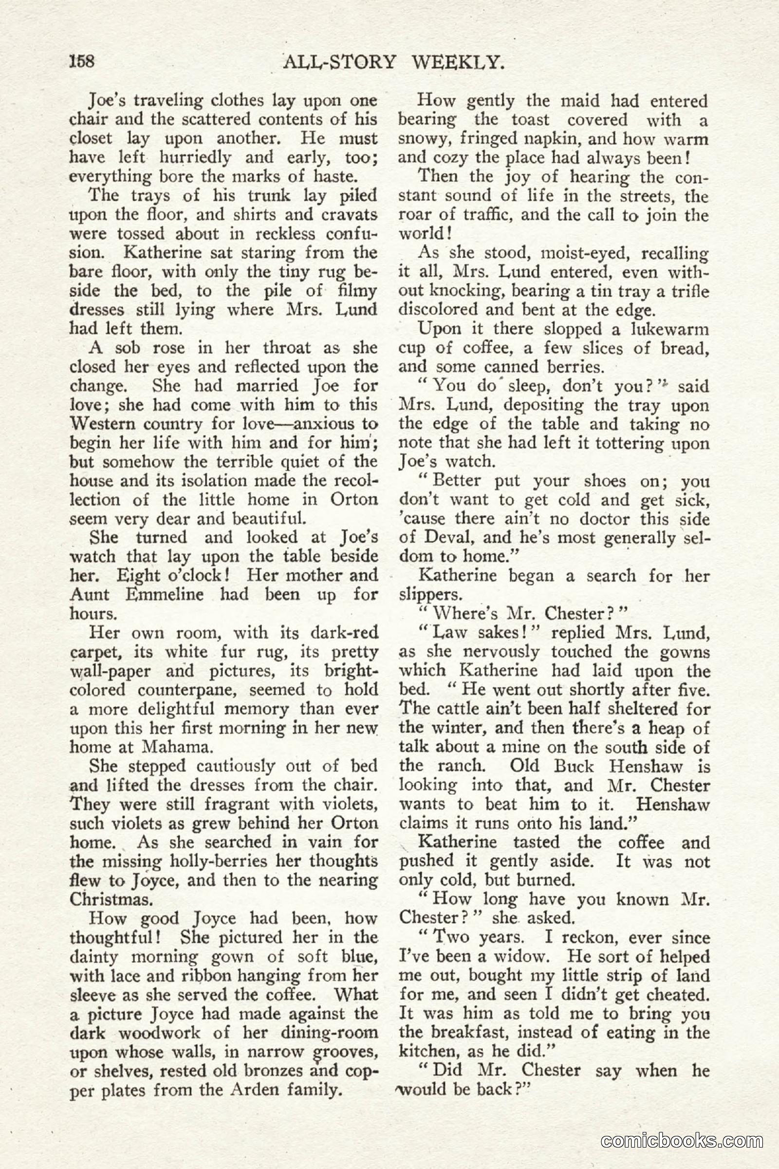 All Story Magazine, May 2, 1914 — page 168 of 274