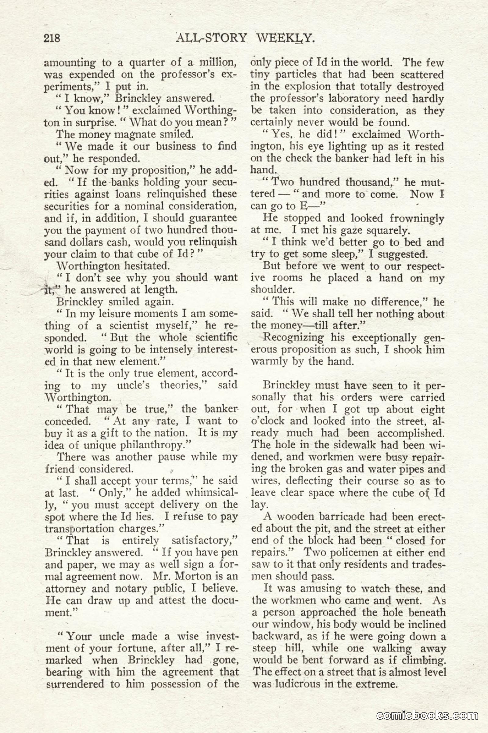 All Story Magazine, May 2, 1914 — page 228 of 274