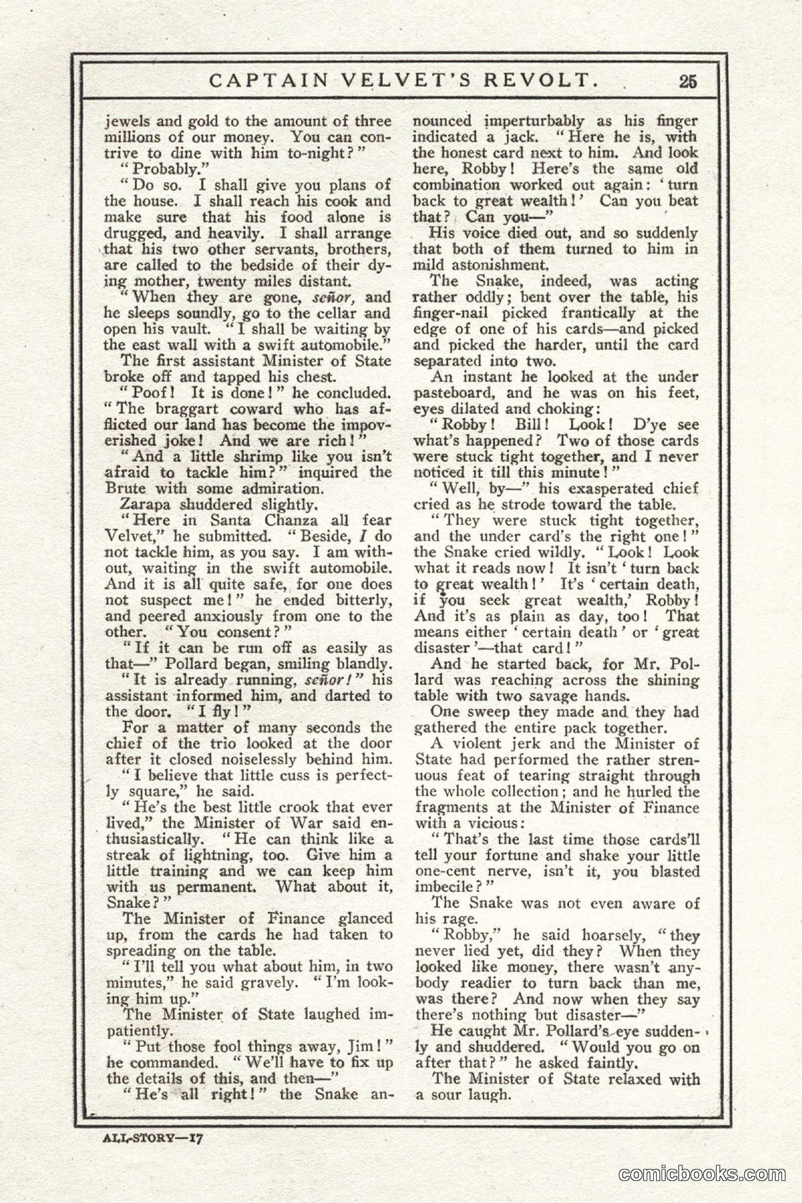 All Story Magazine, May 2, 1914 — page 259 of 274