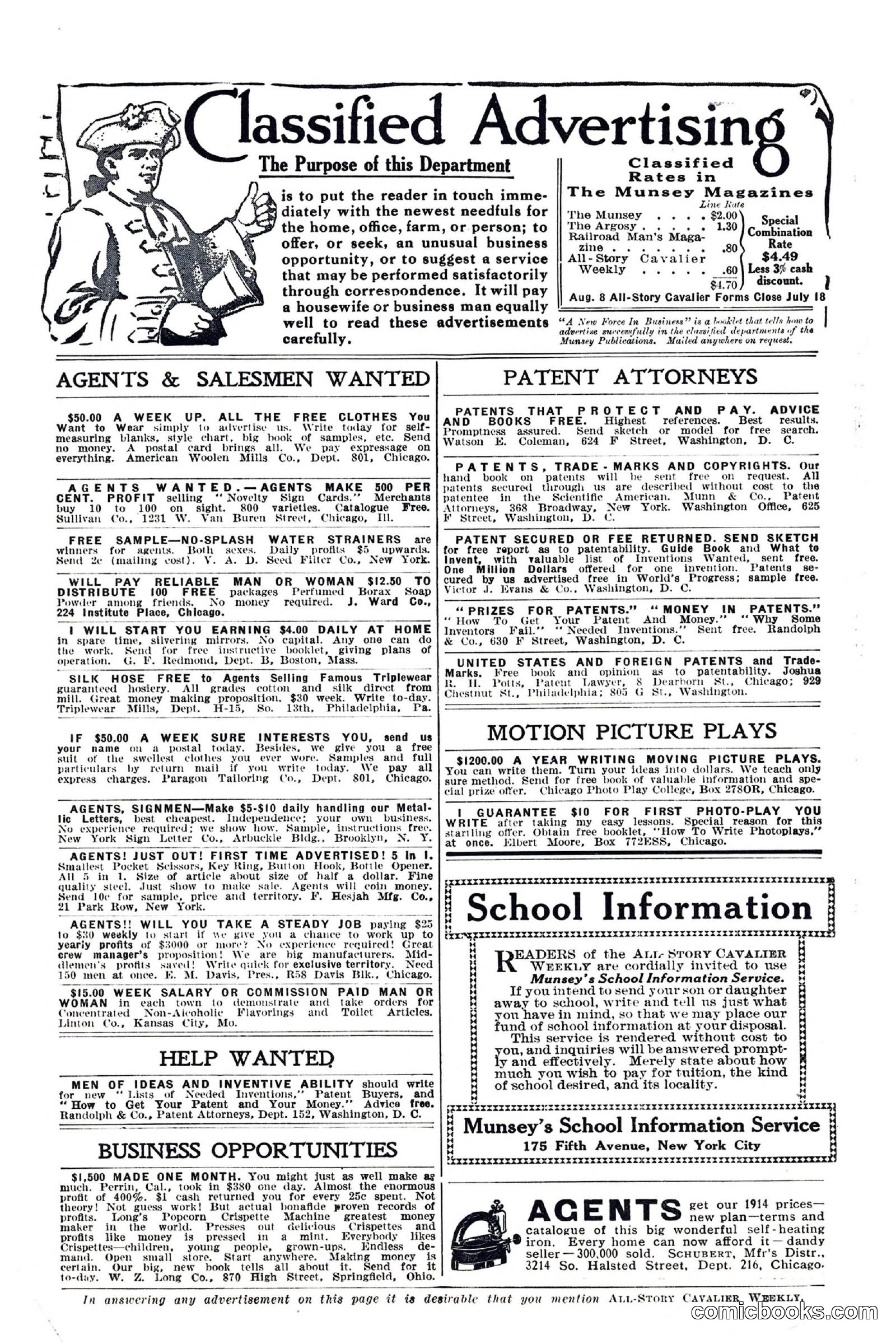 All Story Magazine, July 11, 1914 — page 4 of 216