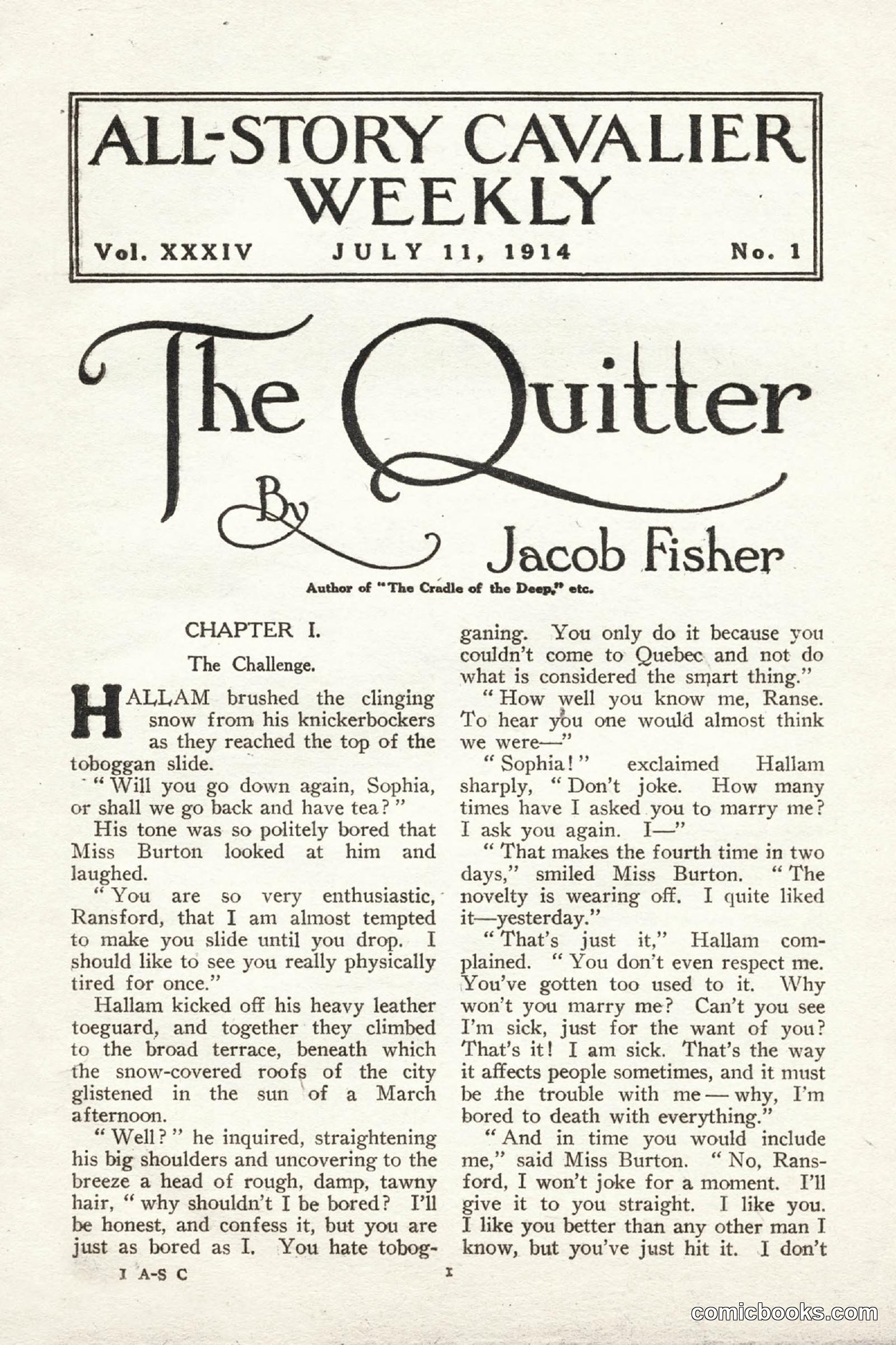 All Story Magazine, July 11, 1914 — page 7 of 216