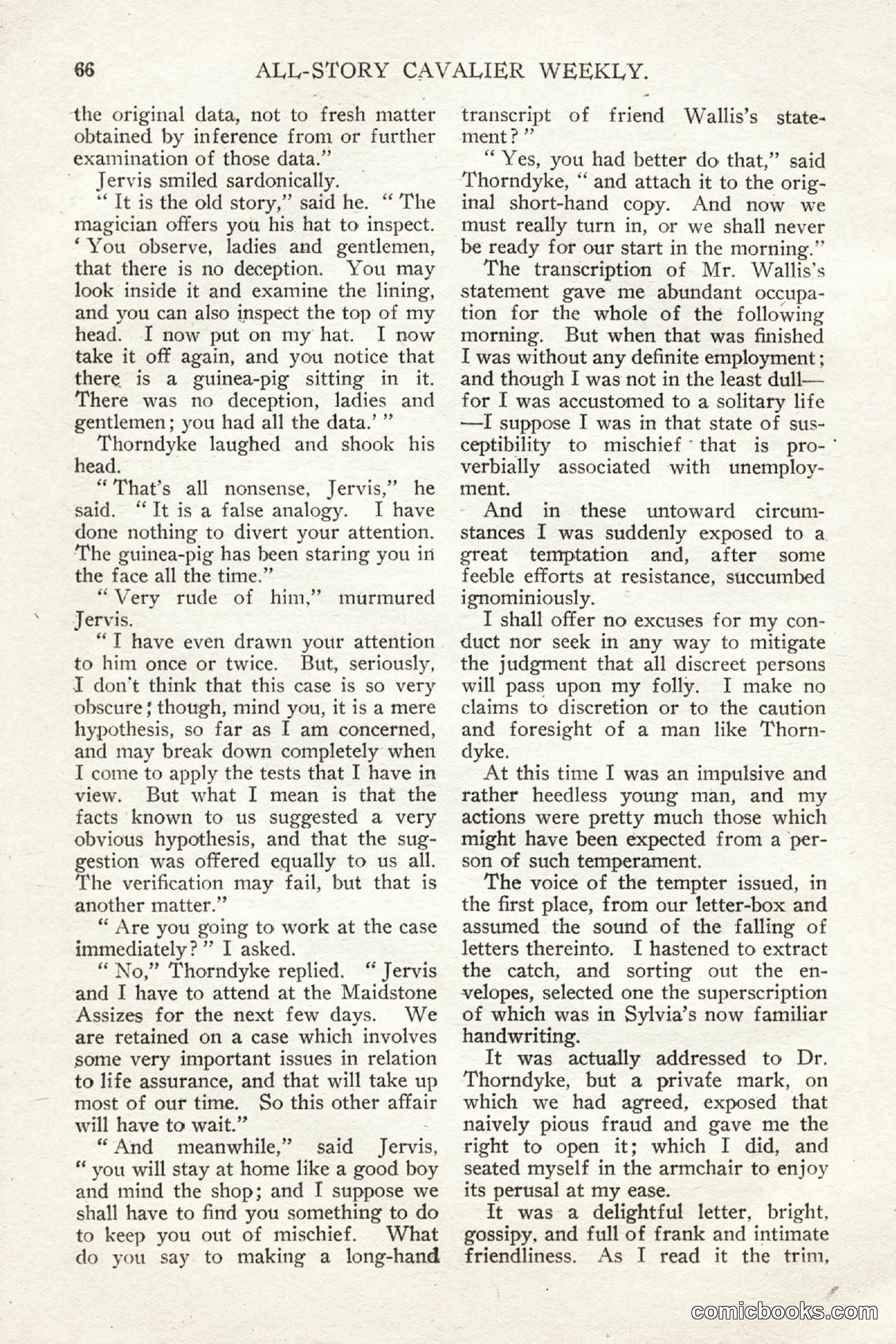 All Story Magazine, July 11, 1914 — page 72 of 216