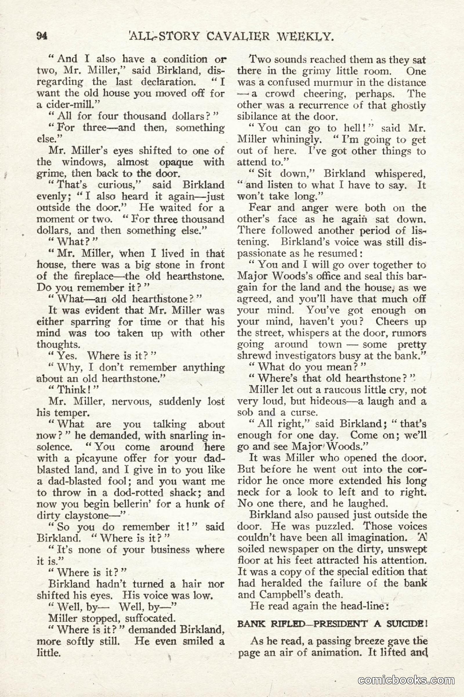 All Story Magazine, July 11, 1914 — page 100 of 216