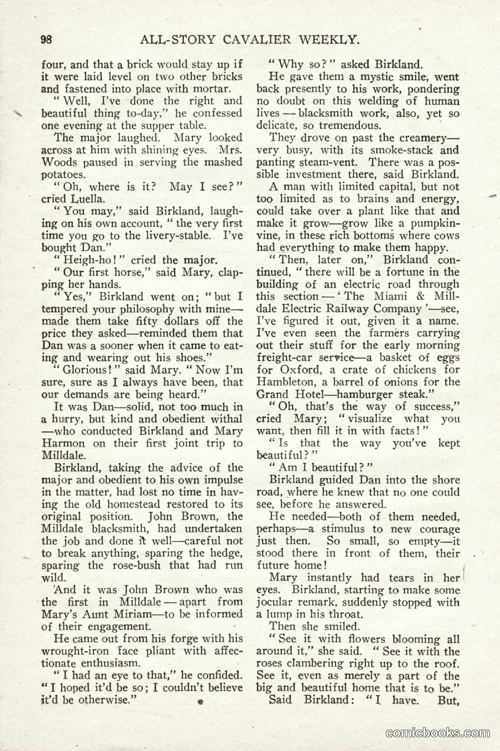 All Story Magazine, July 11, 1914 — page 104 of 216