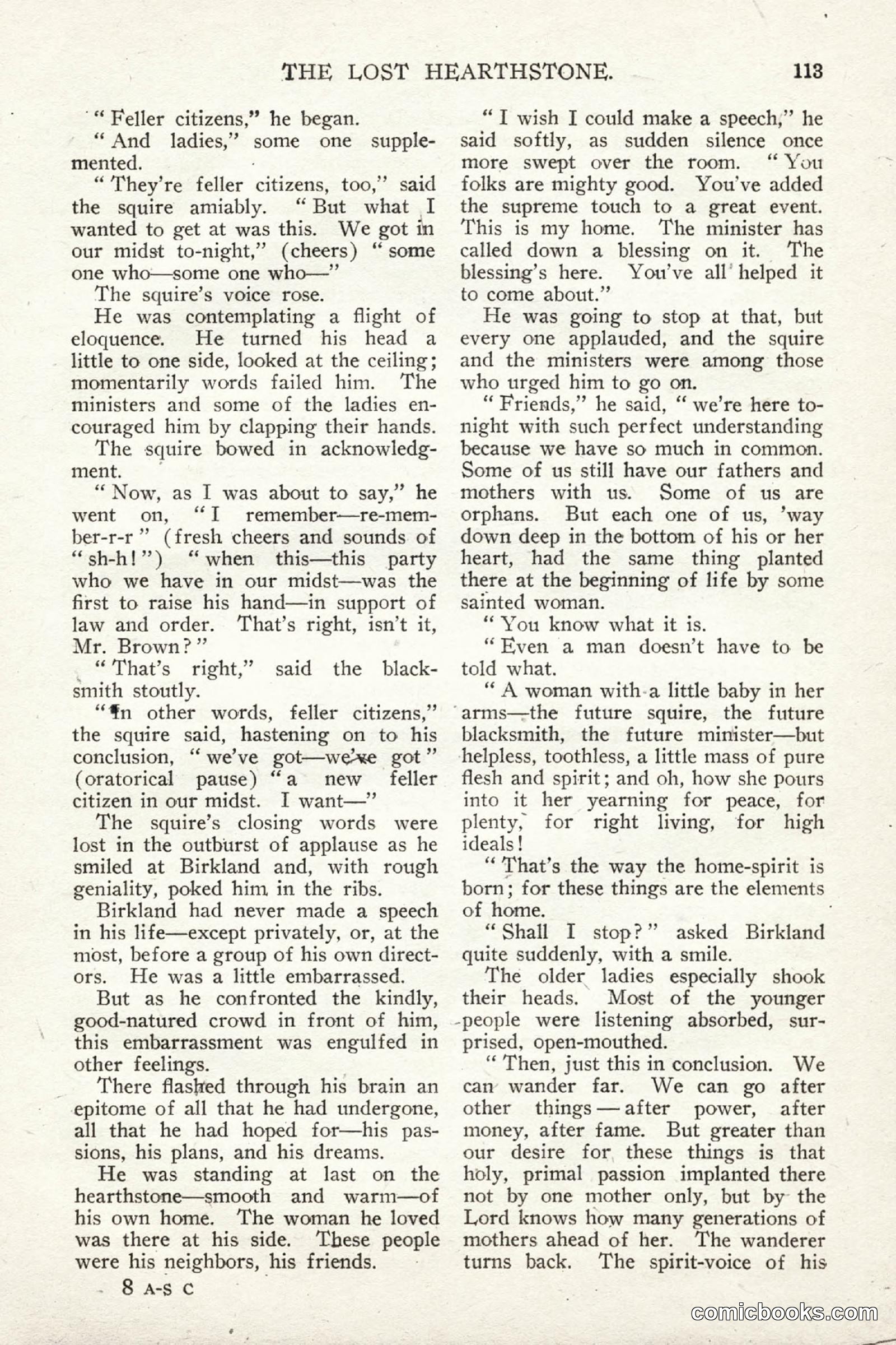 All Story Magazine, July 11, 1914 — page 119 of 216