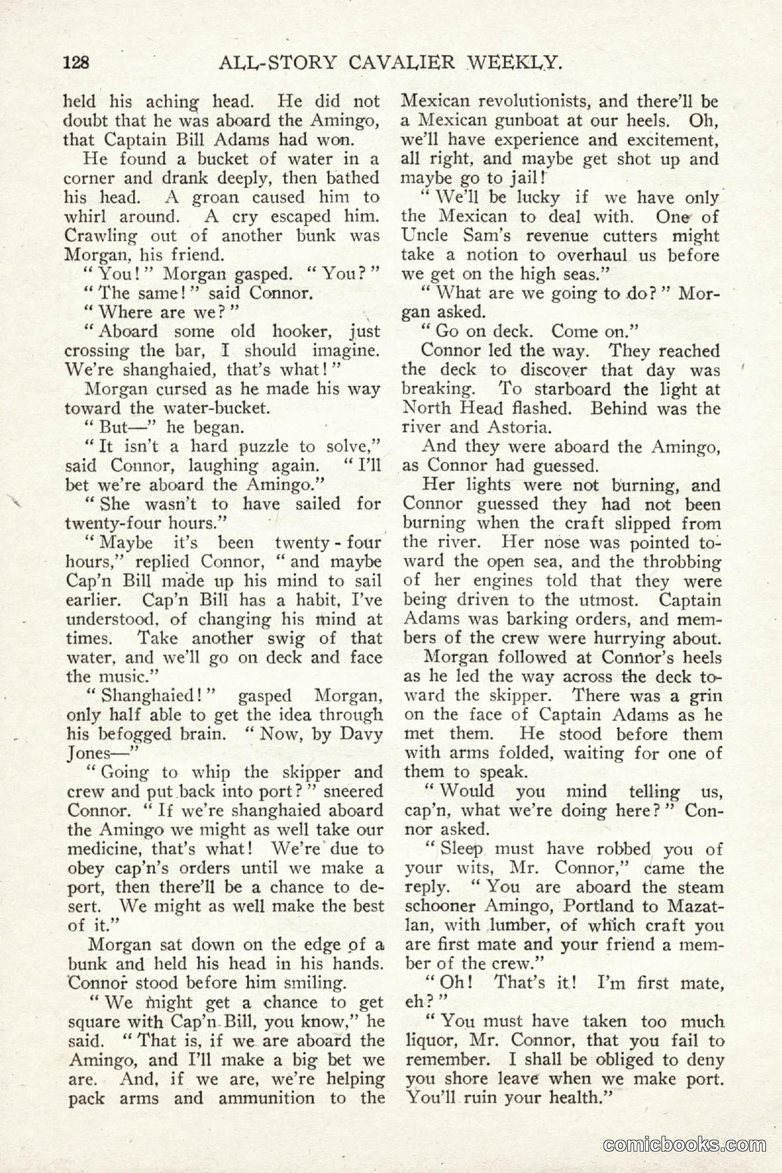 All Story Magazine, July 11, 1914 — page 134 of 216