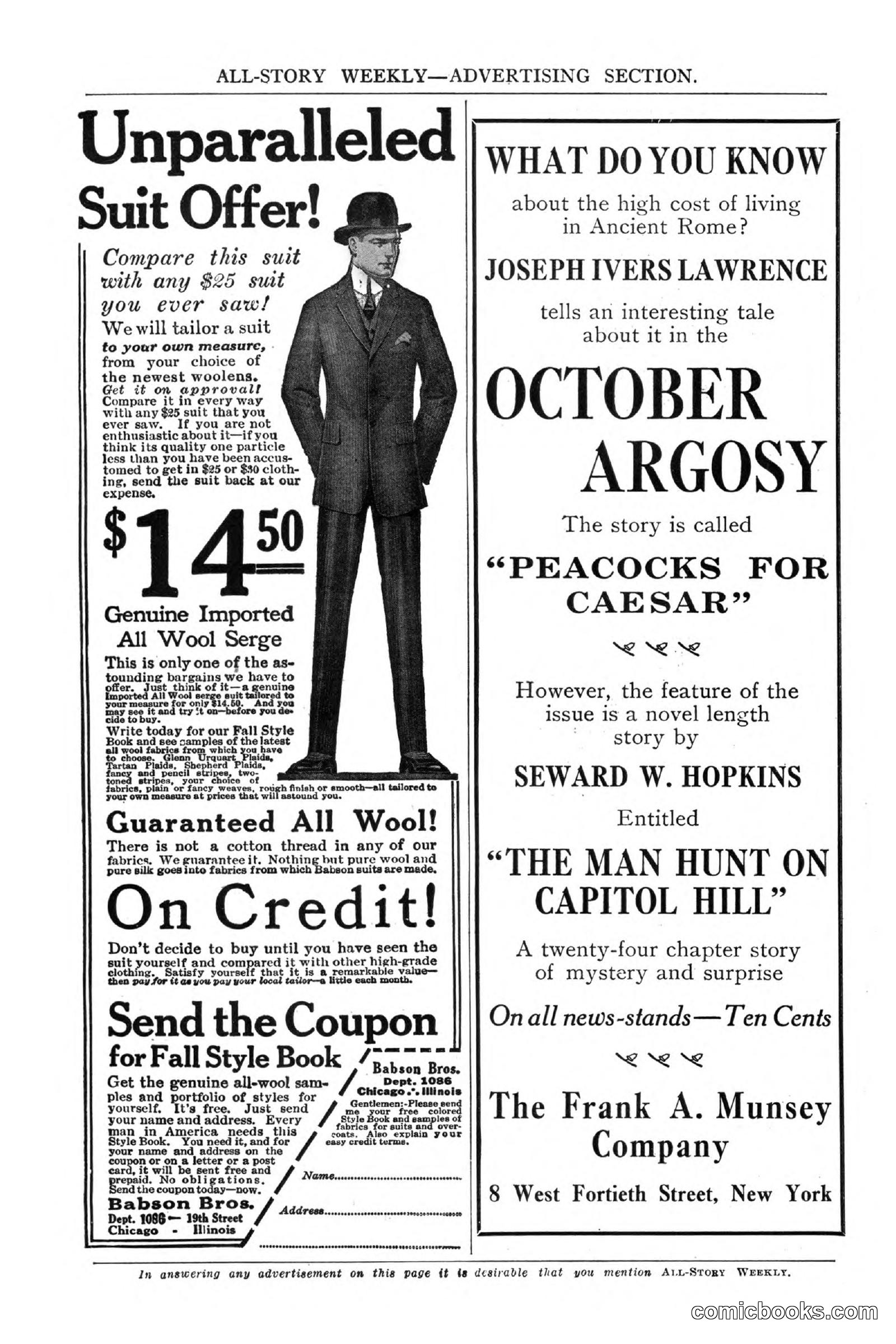 All Story Magazine, September 2, 1916 — page 8 of 208