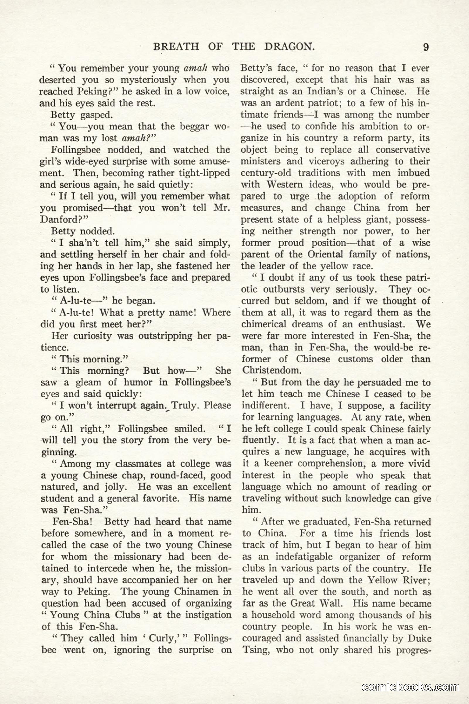 All Story Magazine, September 2, 1916 — page 19 of 208