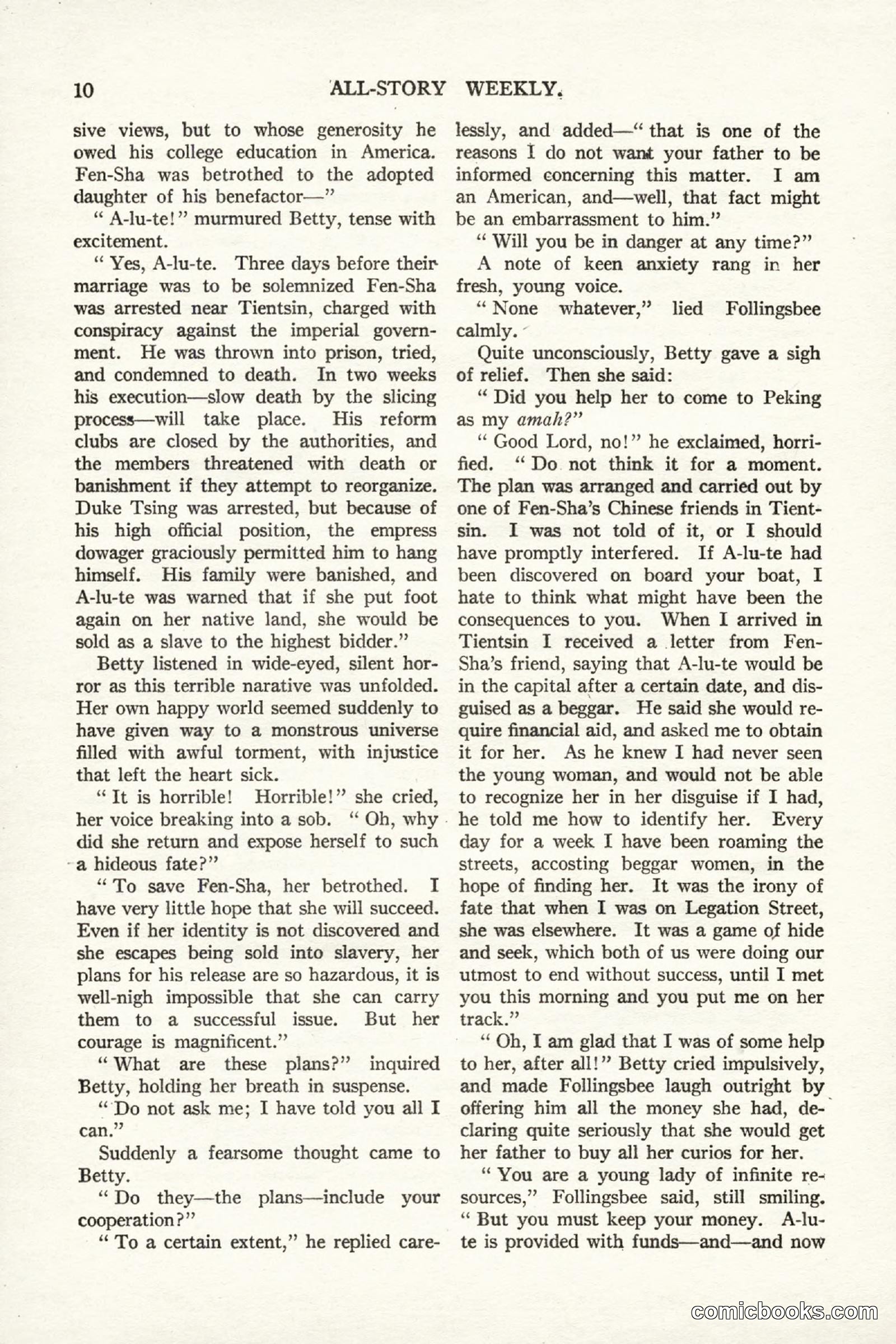 All Story Magazine, September 2, 1916 — page 20 of 208