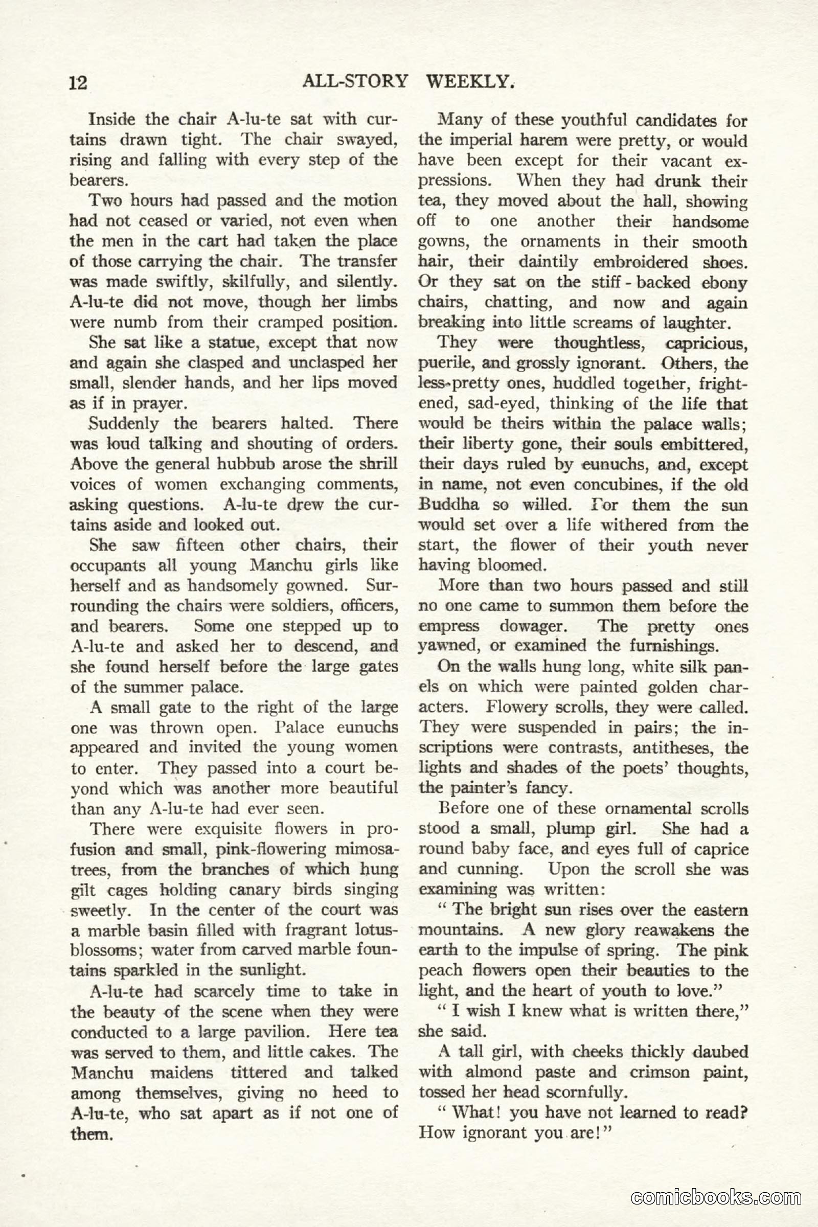 All Story Magazine, September 2, 1916 — page 22 of 208