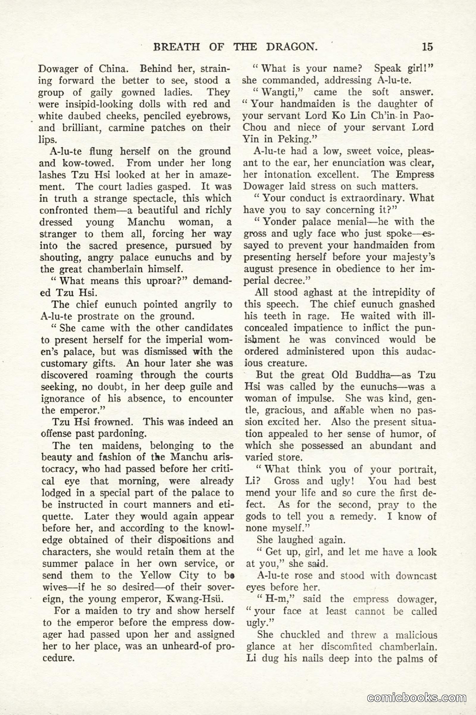 All Story Magazine, September 2, 1916 — page 25 of 208
