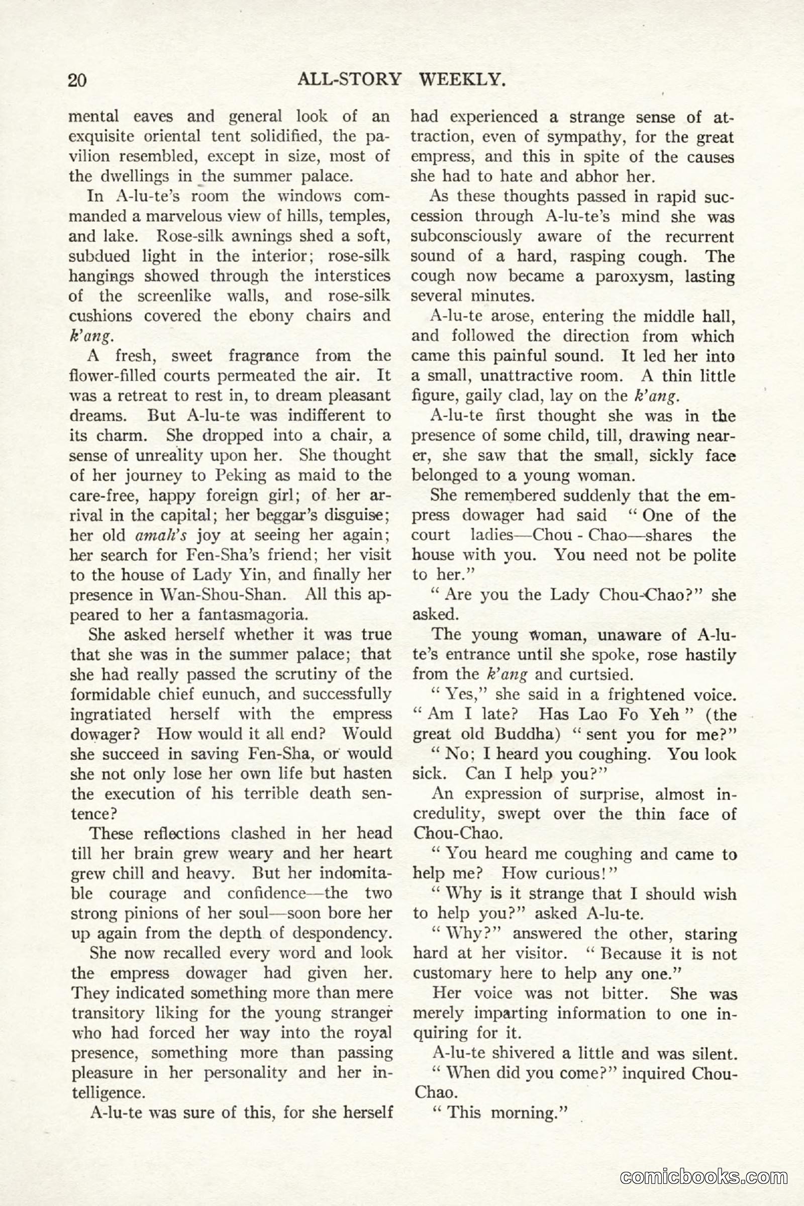 All Story Magazine, September 2, 1916 — page 30 of 208