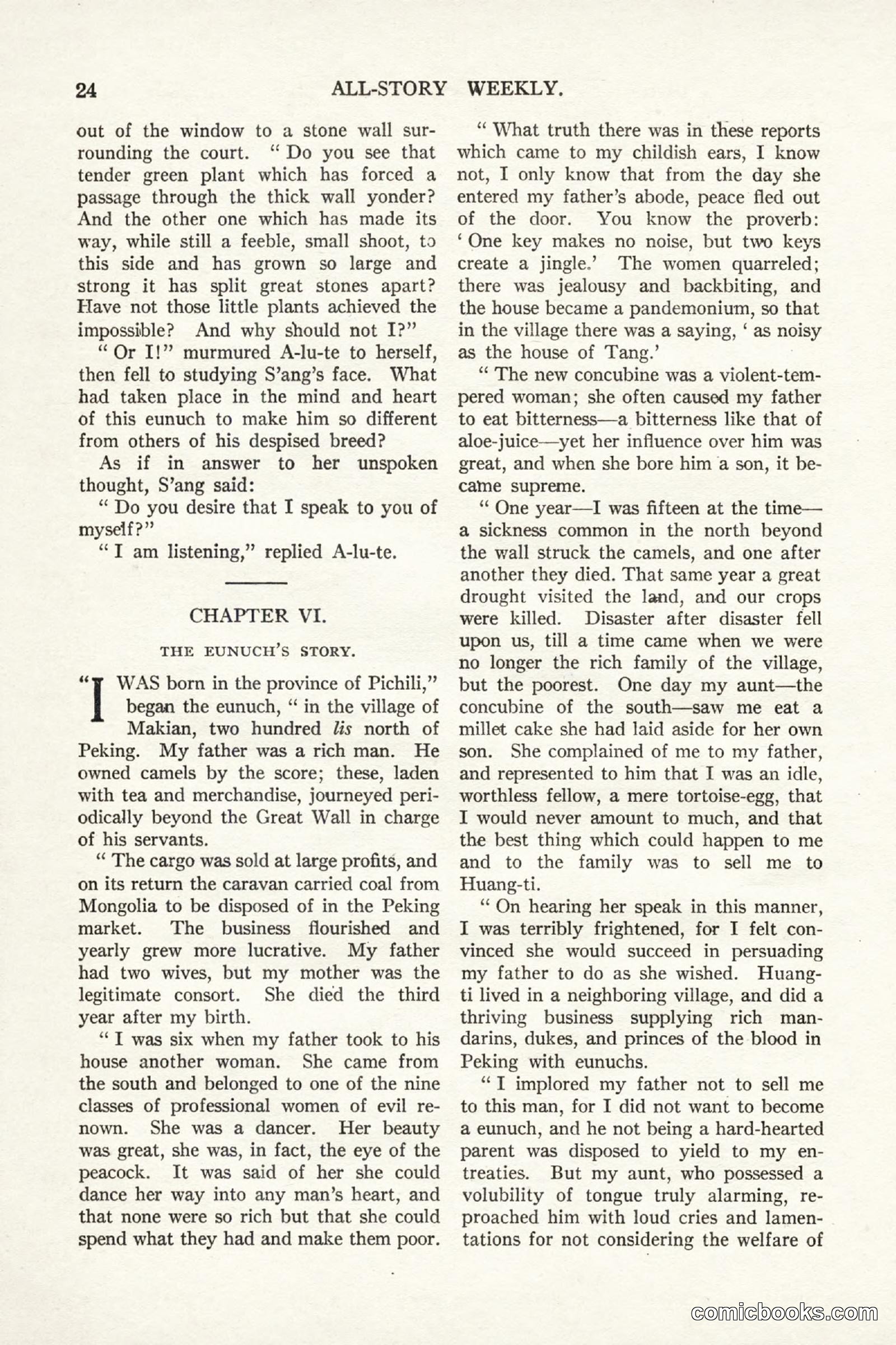 All Story Magazine, September 2, 1916 — page 34 of 208