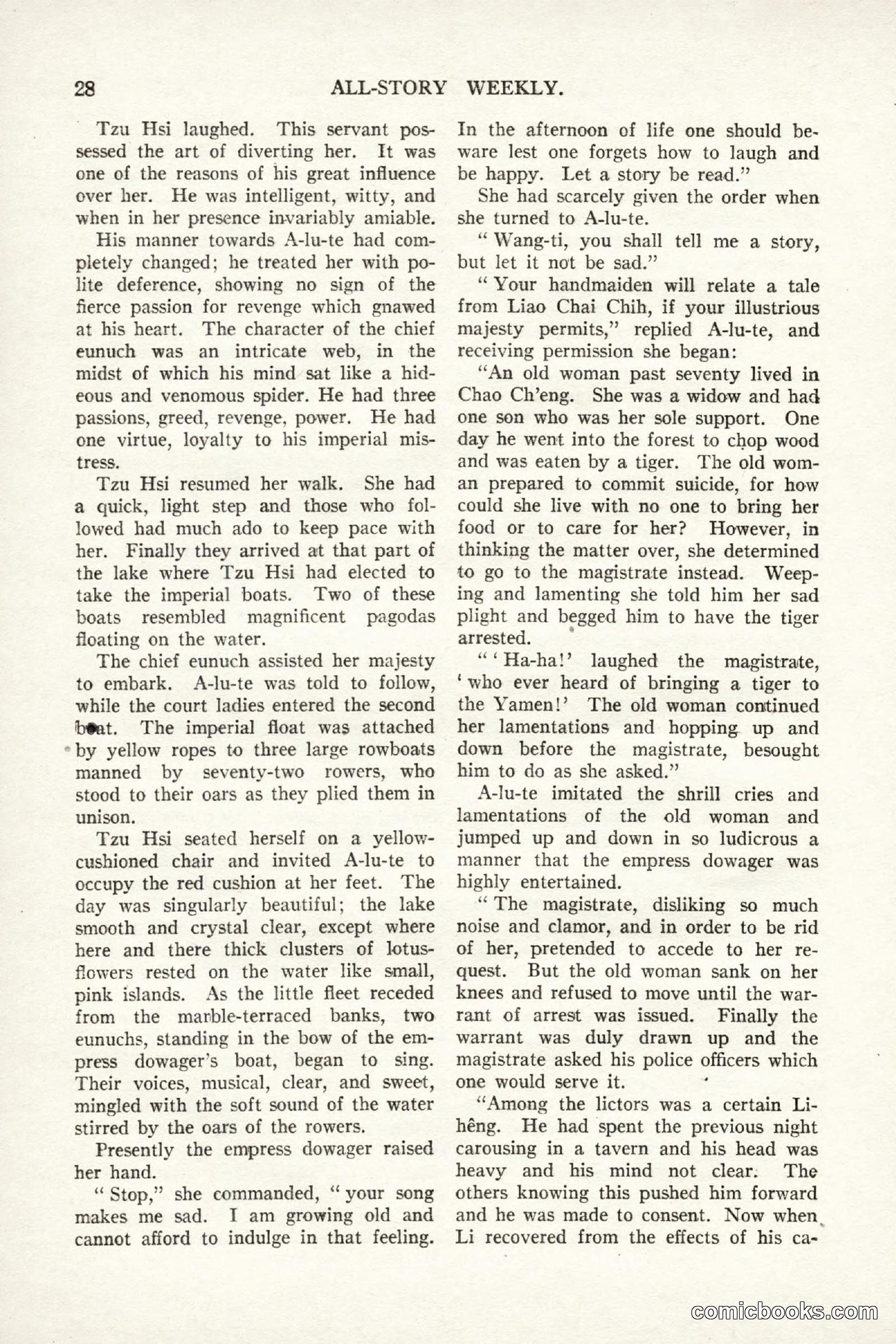 All Story Magazine, September 2, 1916 — page 38 of 208