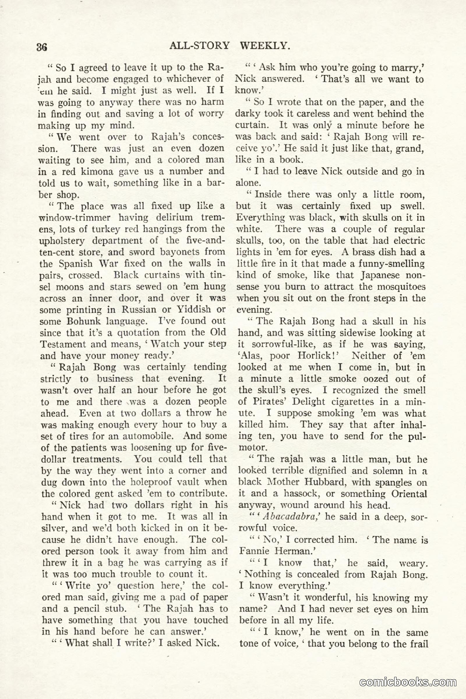 All Story Magazine, September 2, 1916 — page 46 of 208