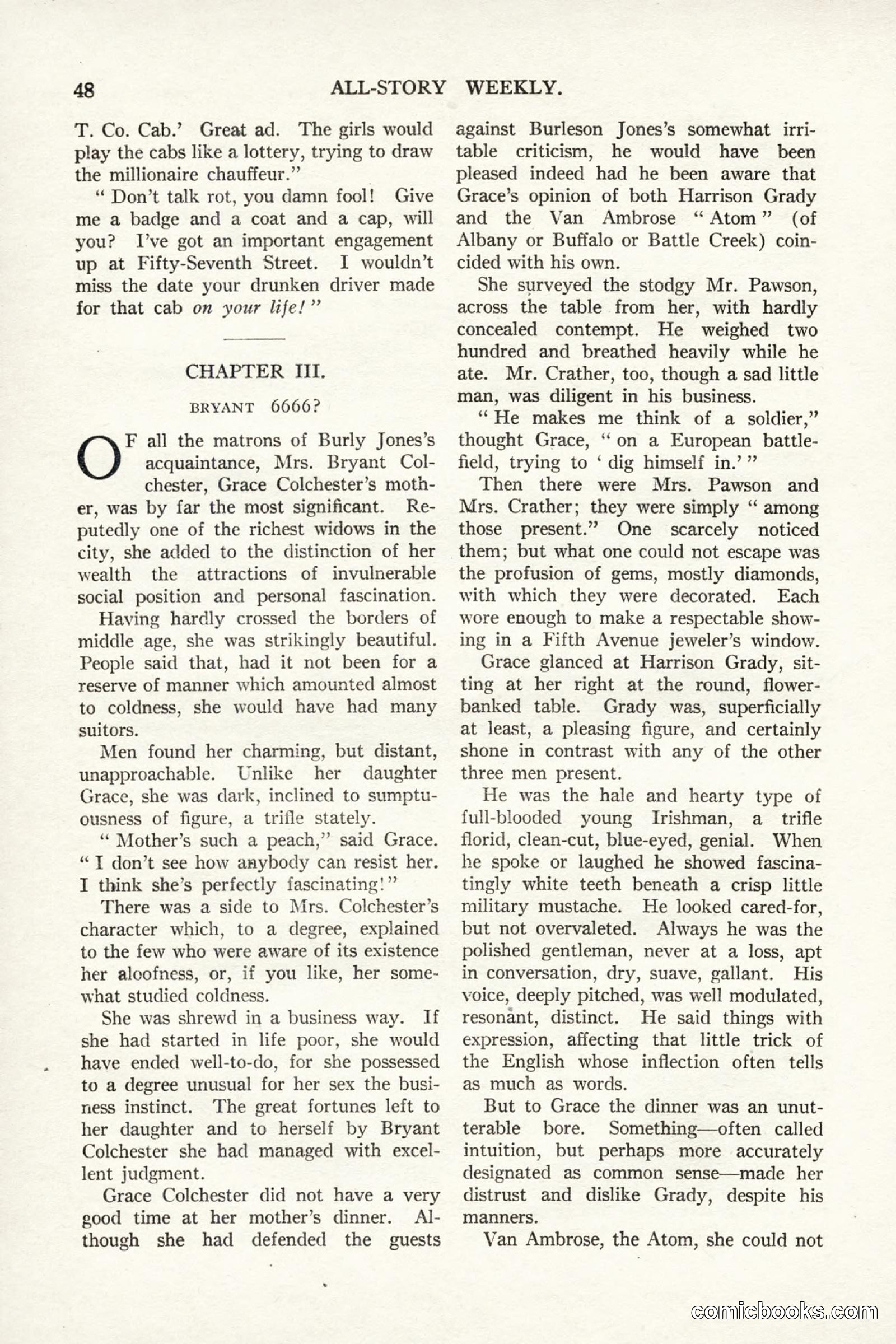 All Story Magazine, September 2, 1916 — page 58 of 208