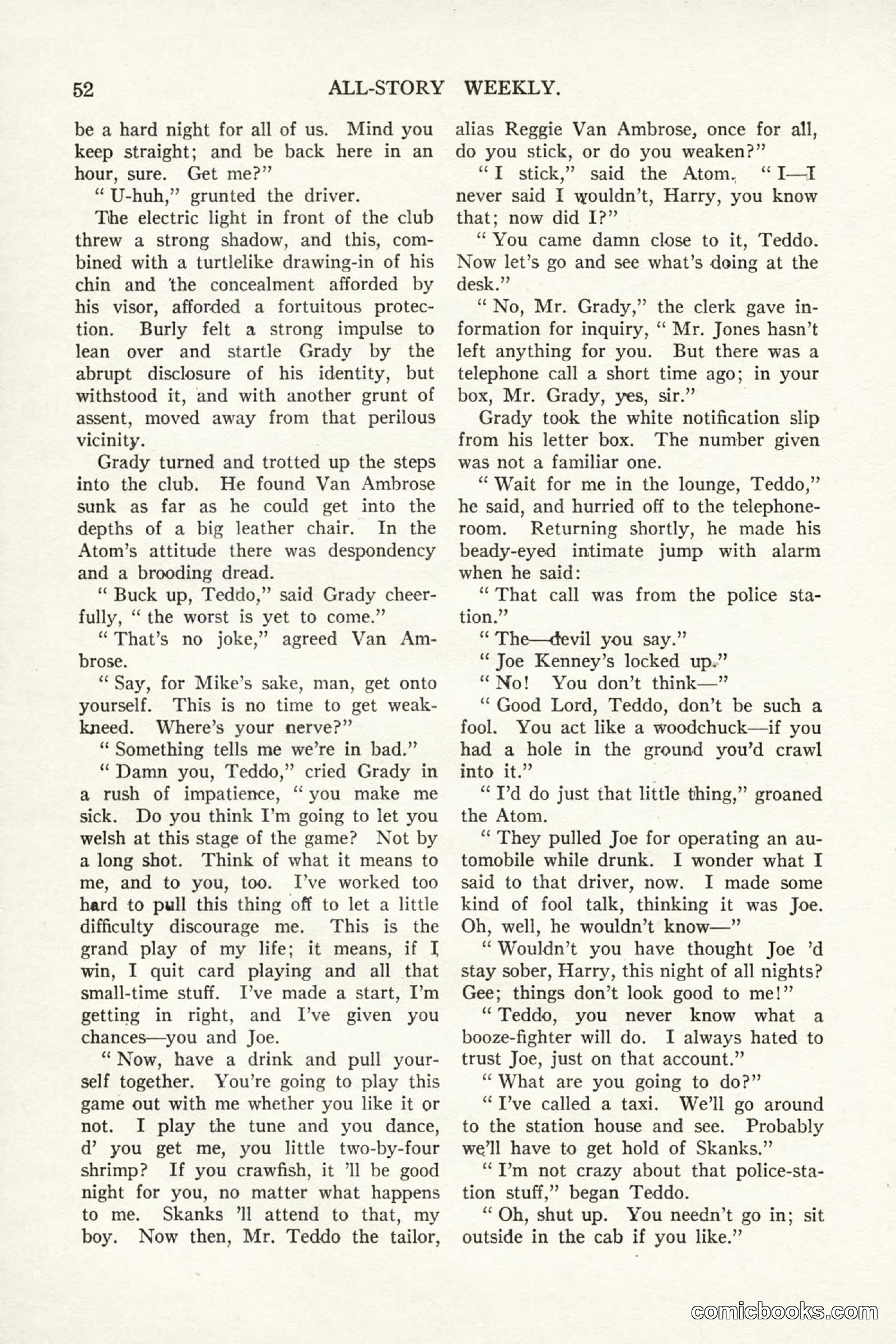 All Story Magazine, September 2, 1916 — page 62 of 208