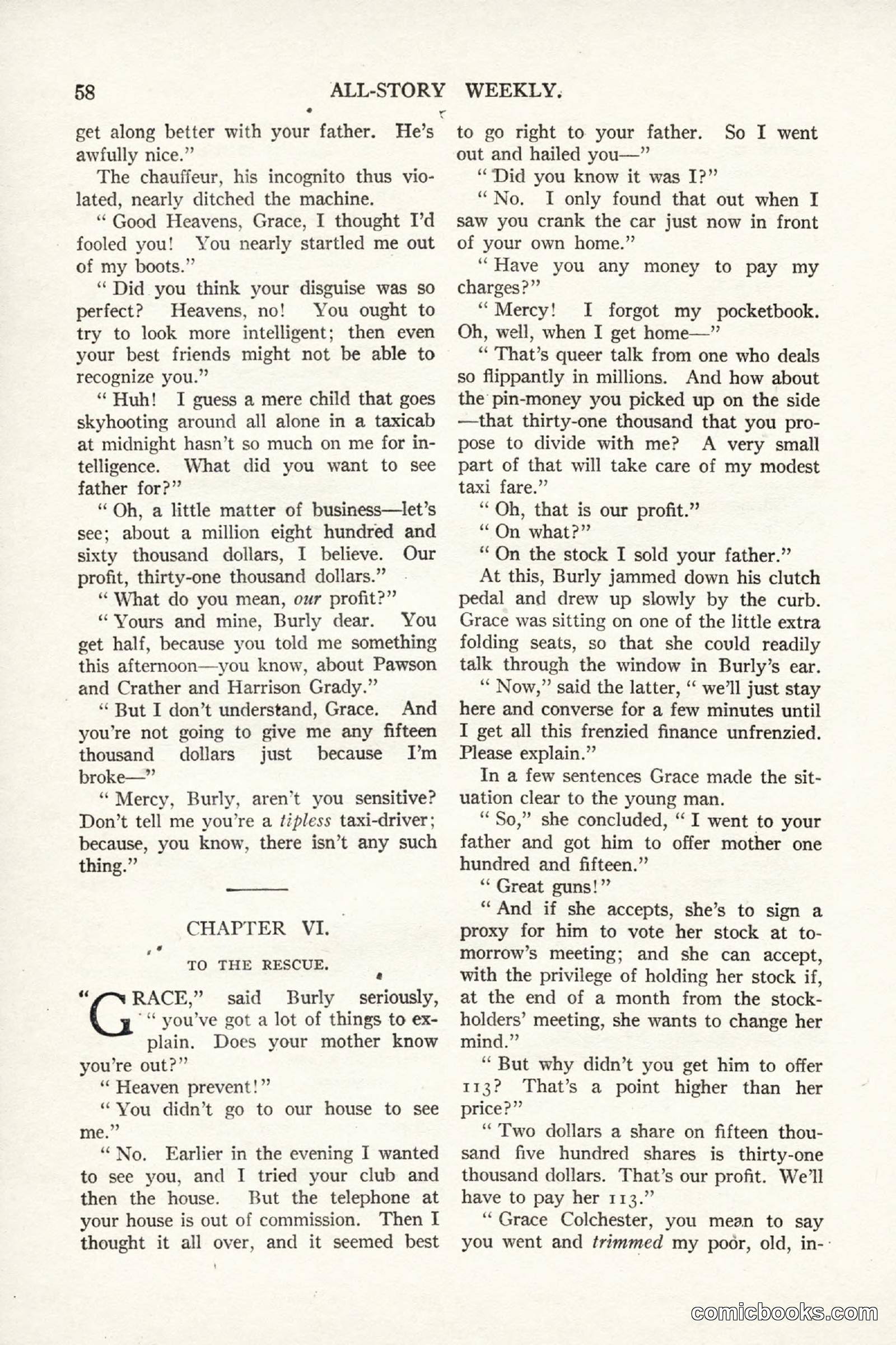 All Story Magazine, September 2, 1916 — page 68 of 208