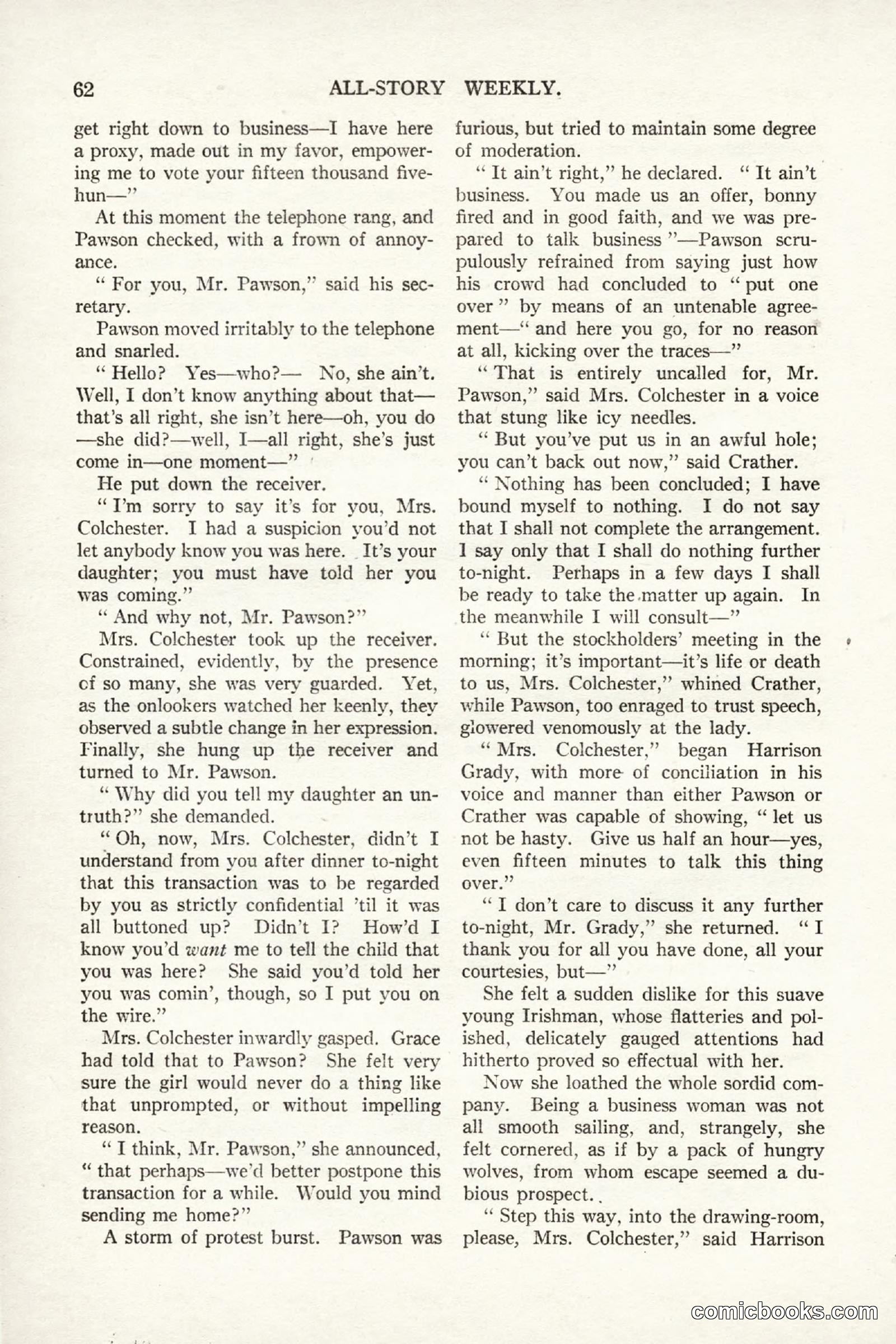 All Story Magazine, September 2, 1916 — page 72 of 208