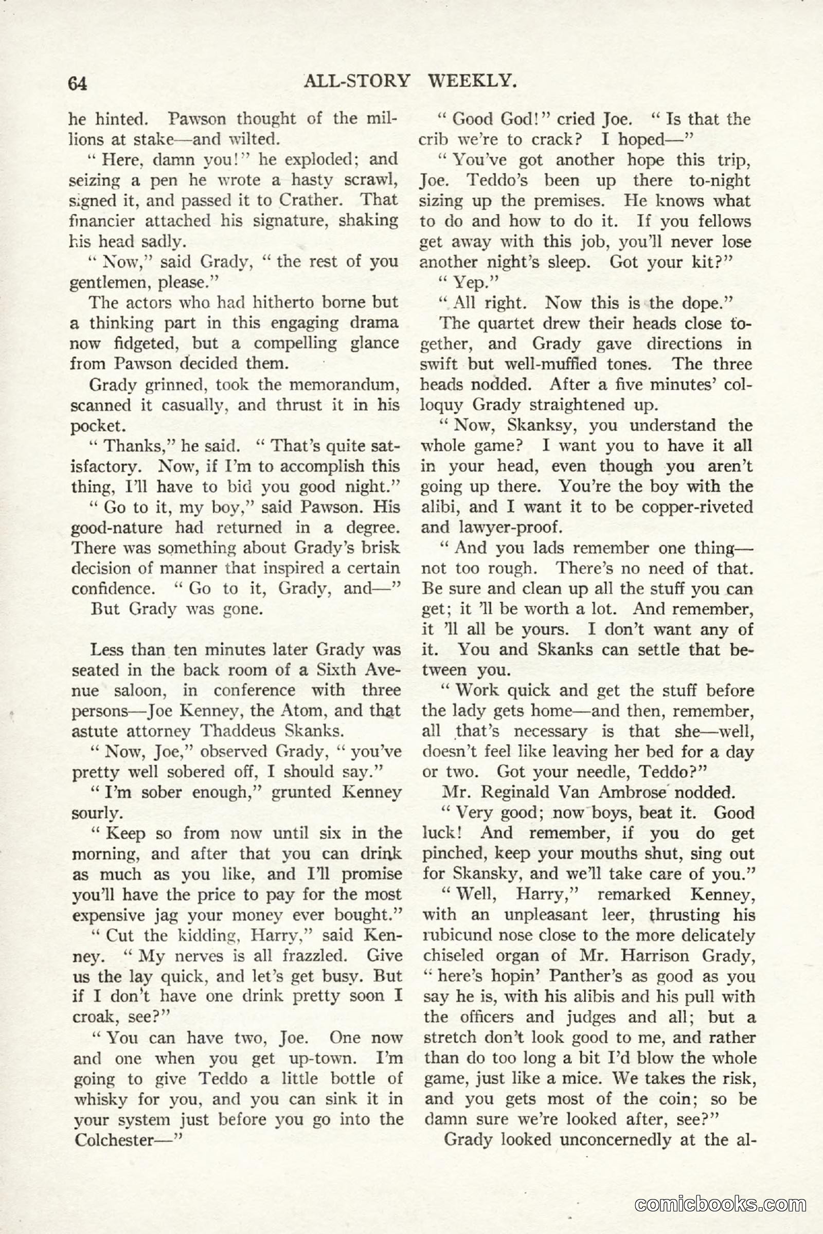 All Story Magazine, September 2, 1916 — page 74 of 208