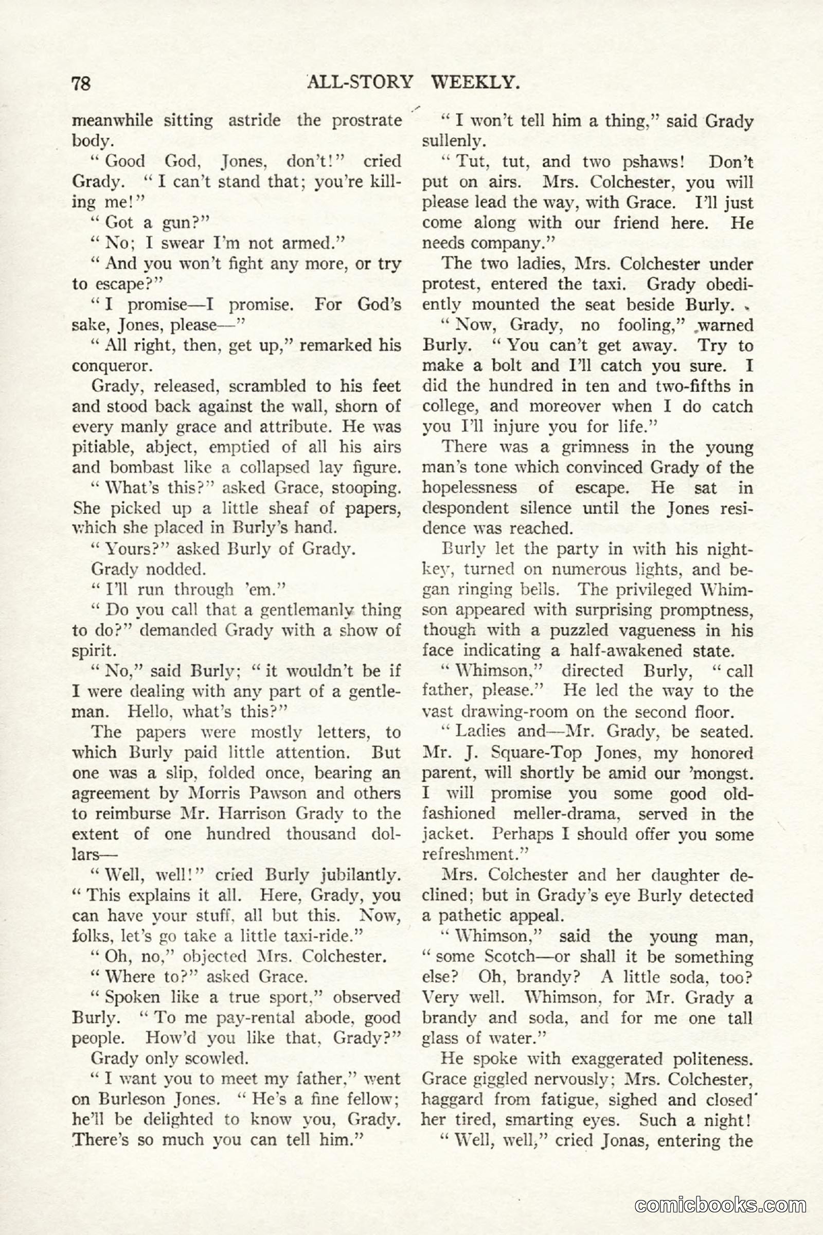 All Story Magazine, September 2, 1916 — page 88 of 208