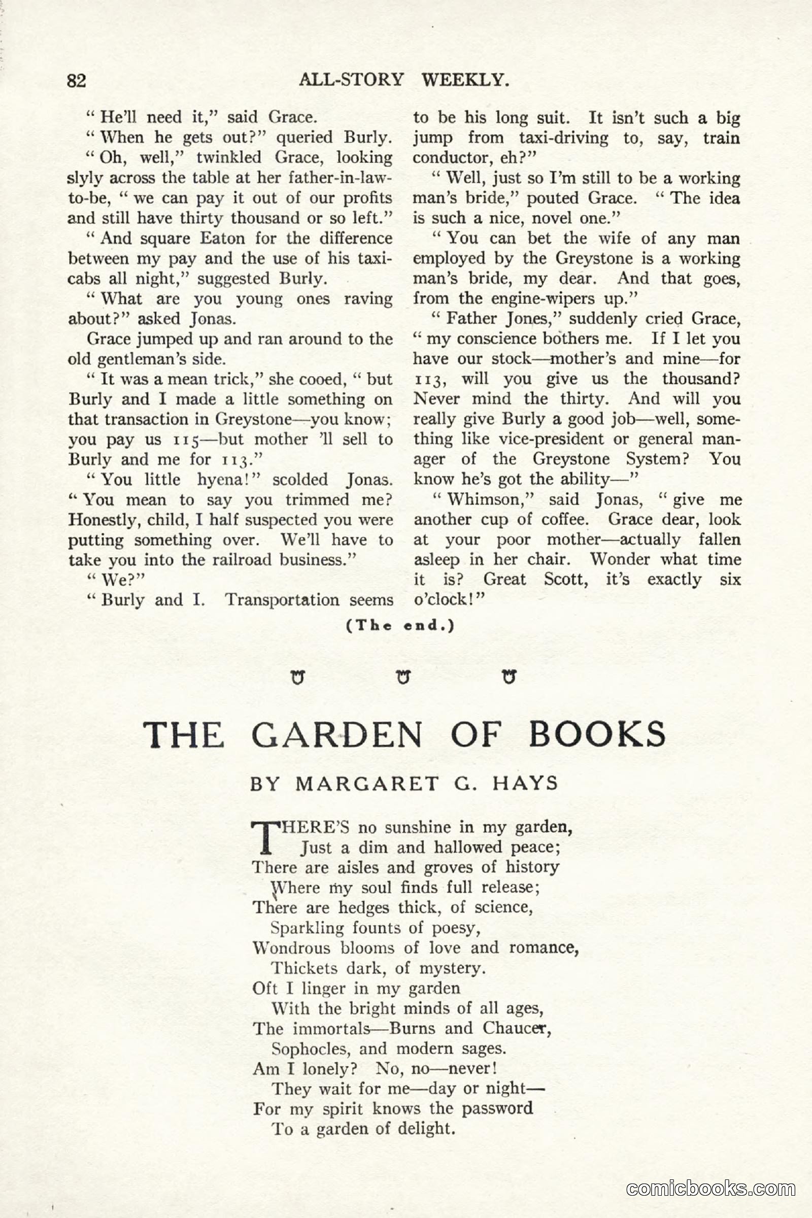 All Story Magazine, September 2, 1916 — page 92 of 208