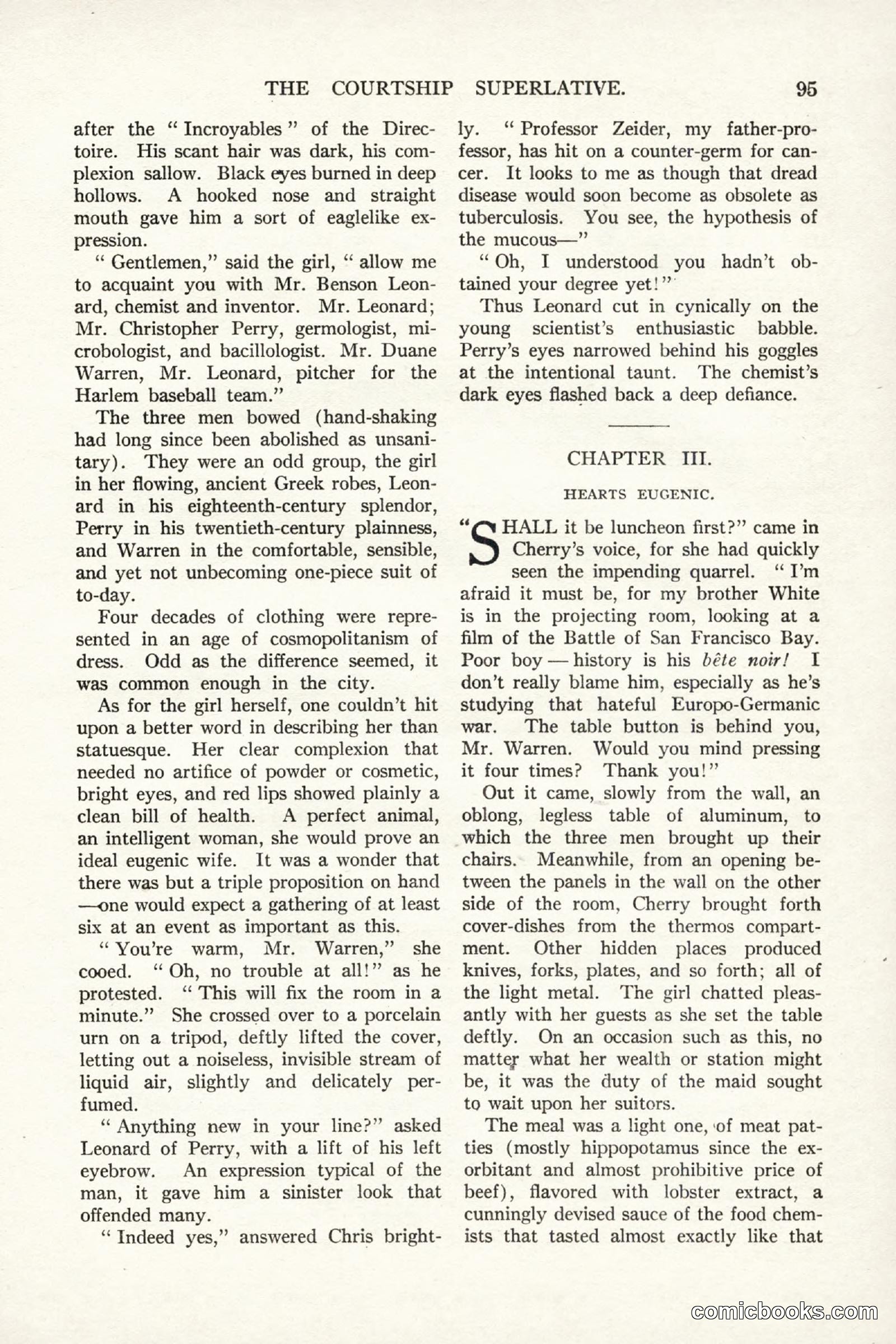 All Story Magazine, September 2, 1916 — page 105 of 208