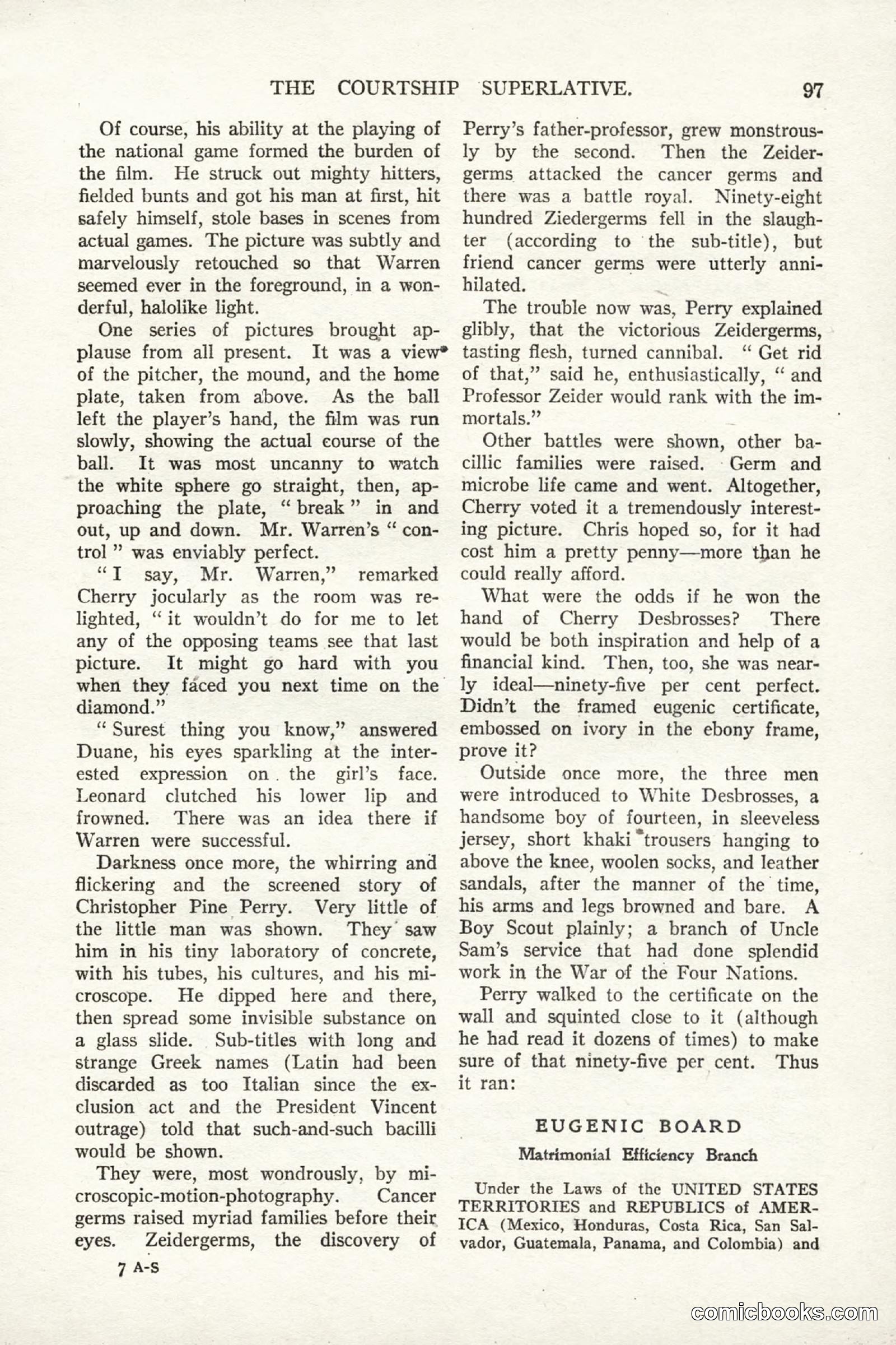All Story Magazine, September 2, 1916 — page 107 of 208