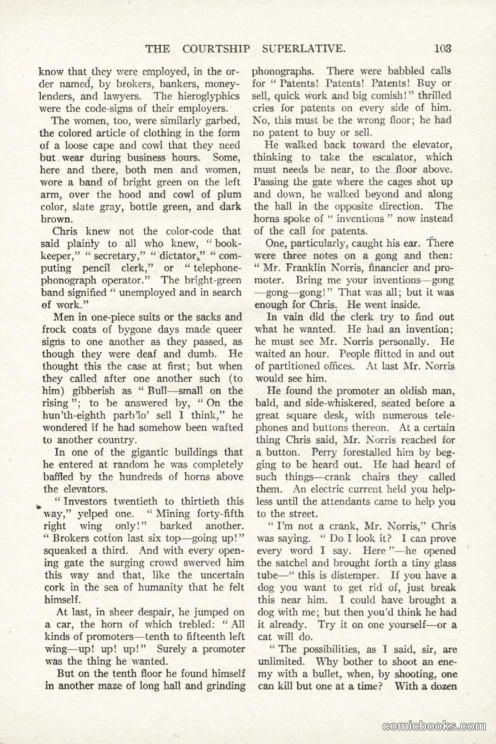 All Story Magazine, September 2, 1916 — page 113 of 208