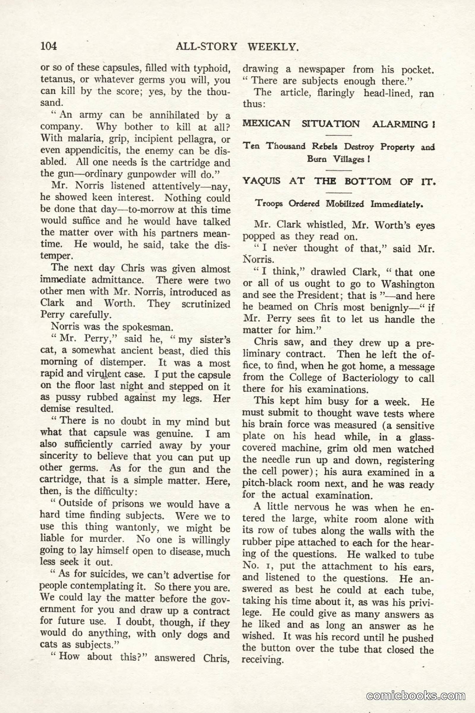 All Story Magazine, September 2, 1916 — page 114 of 208