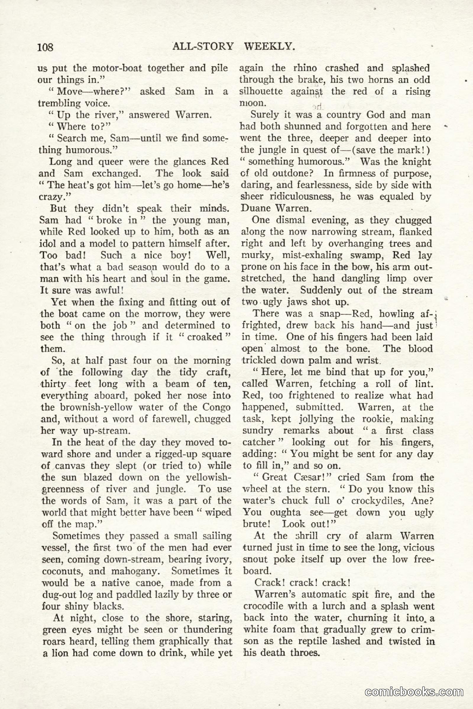 All Story Magazine, September 2, 1916 — page 118 of 208