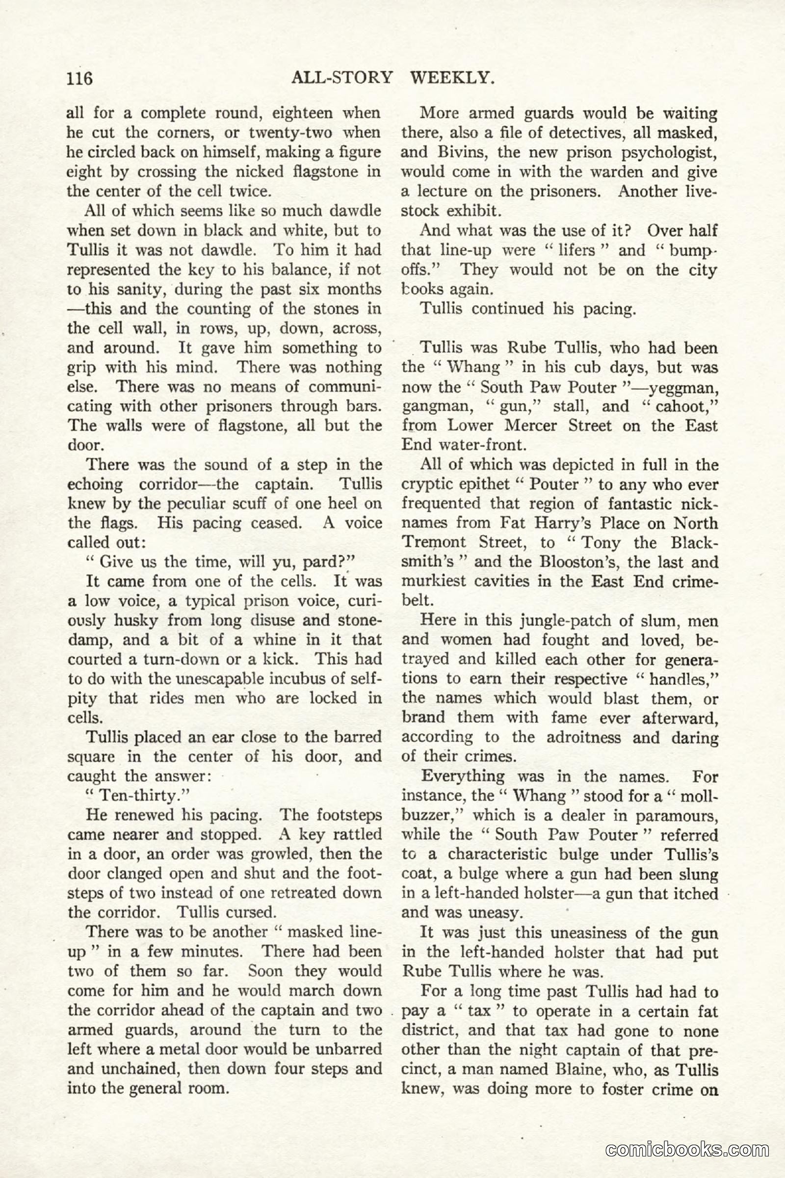 All Story Magazine, September 2, 1916 — page 126 of 208